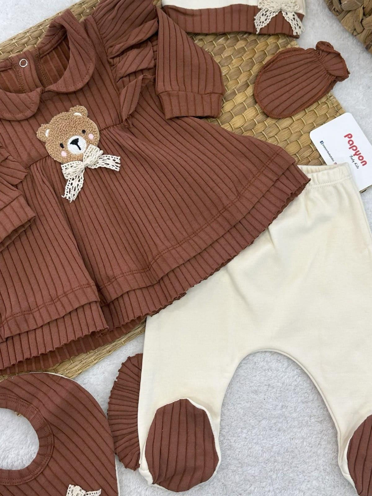 Kız Bebek Hastane Çıkışı & Zıbın Set