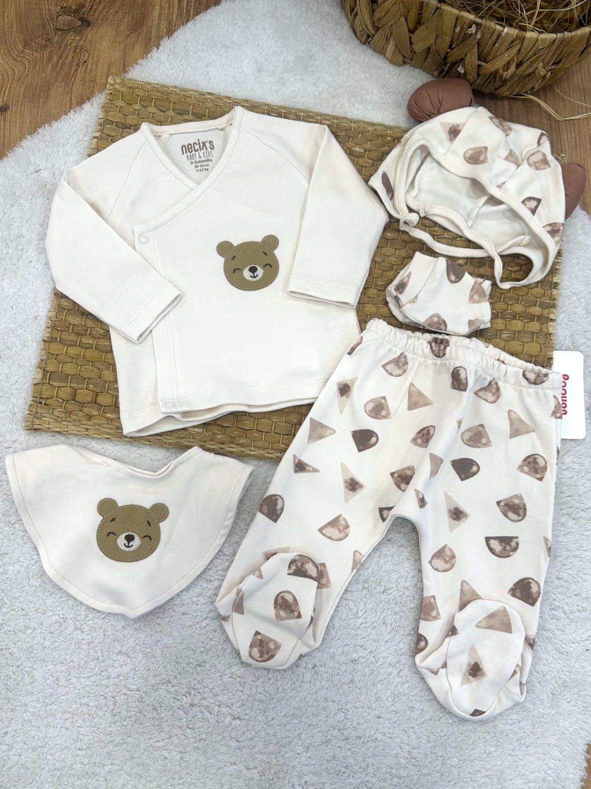 Erkek Bebek Hastane Çıkışı & Zıbın Set