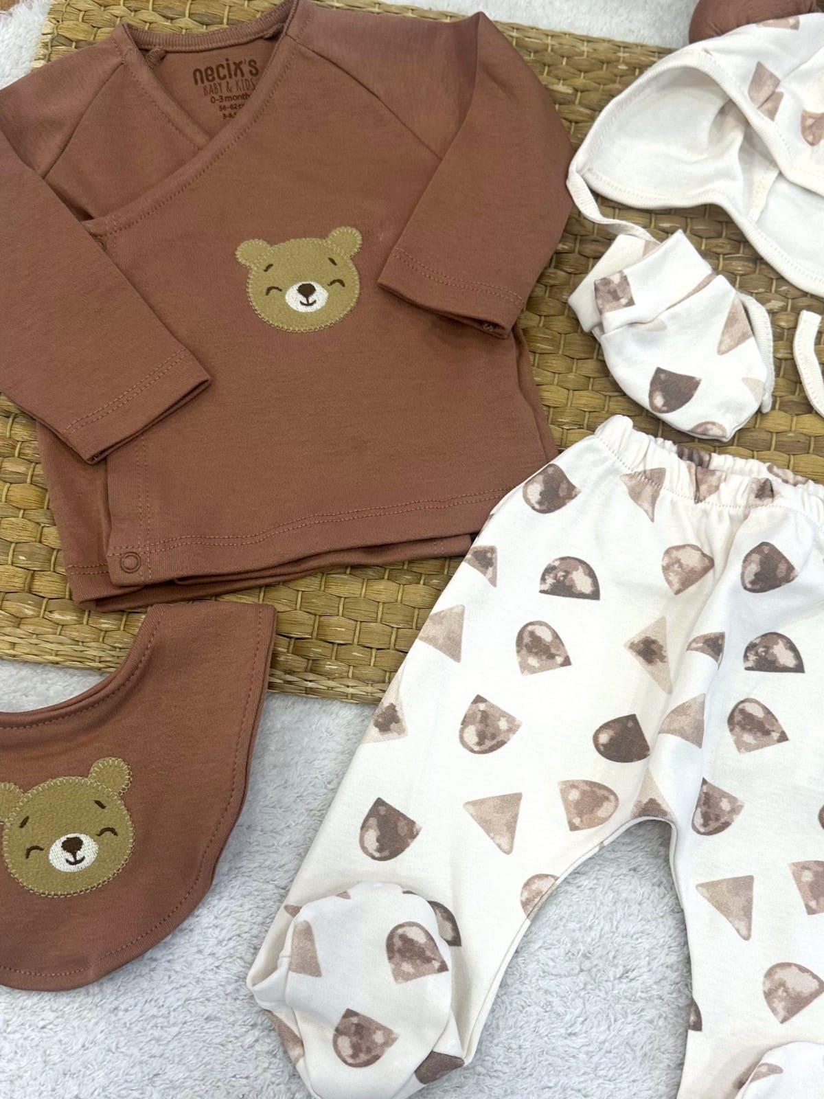 Erkek Bebek Hastane Çıkışı & Zıbın Set