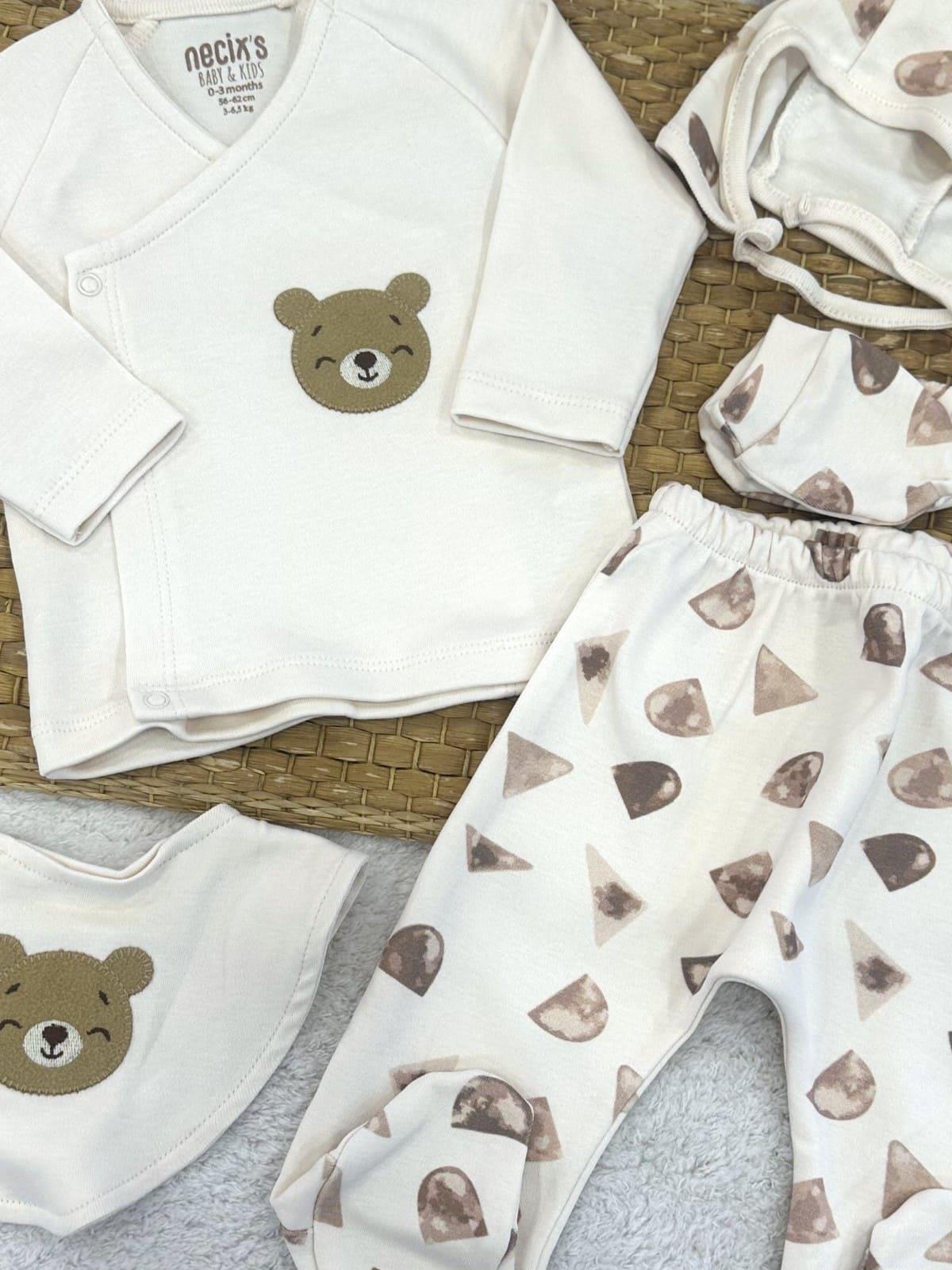 Erkek Bebek Hastane Çıkışı & Zıbın Set