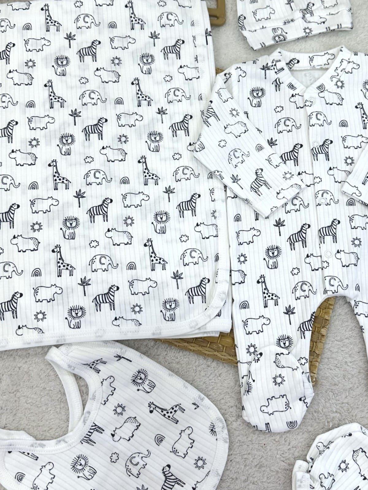 Erkek Bebek Hastane Çıkışı & Zıbın Set