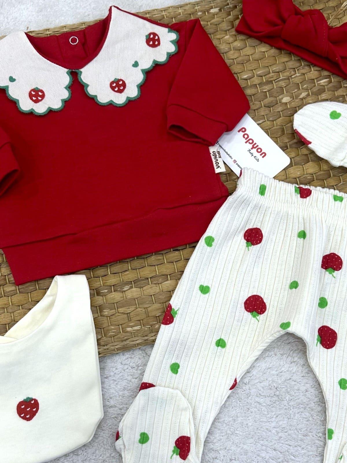 Kız Bebek Hastane Çıkışı & Zıbın Set