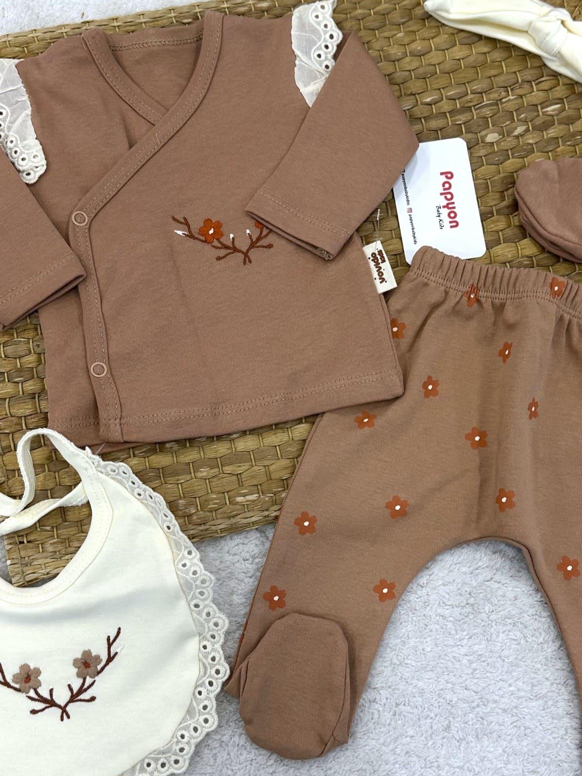 Kız Bebek Hastane Çıkışı & Zıbın Set