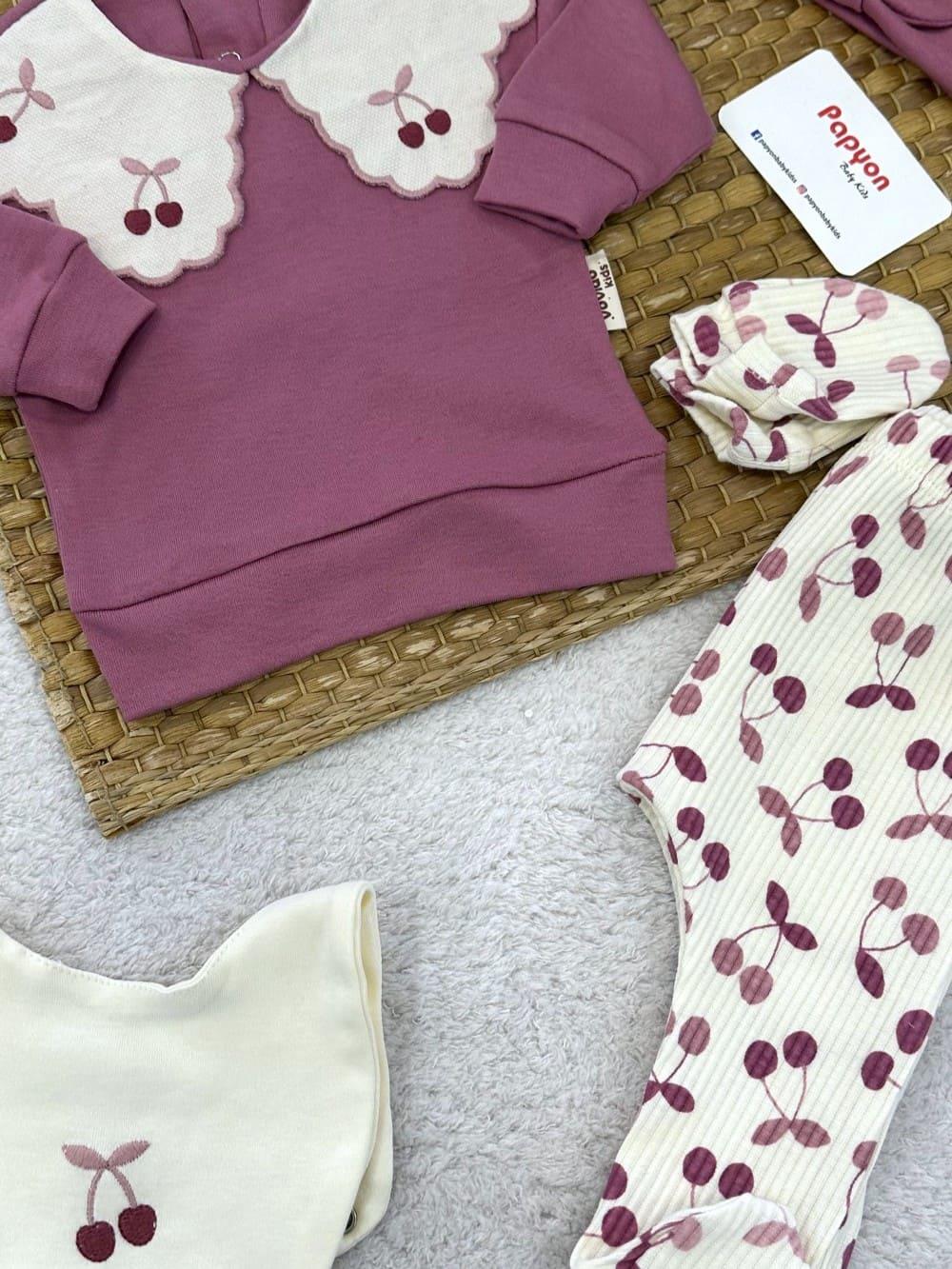 Kız Bebek Hastane Çıkışı & Zıbın Set