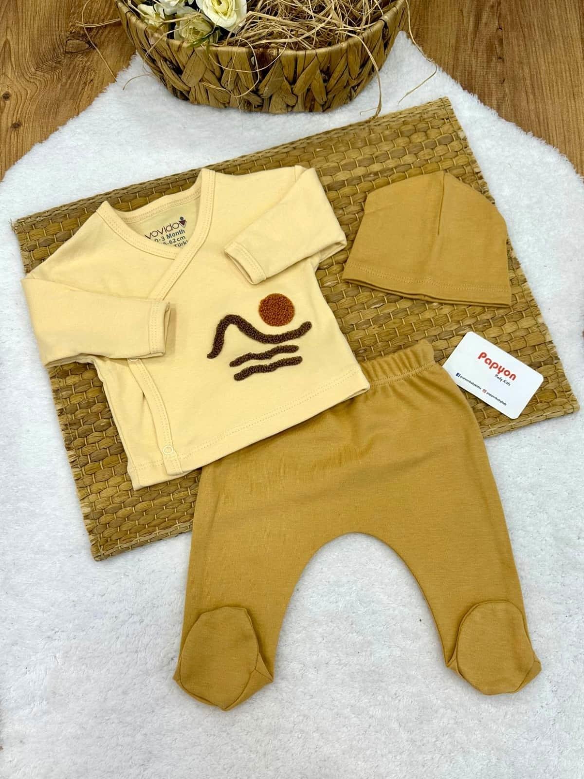 Erkek Bebek Hastane Çıkışı & Zıbın Set