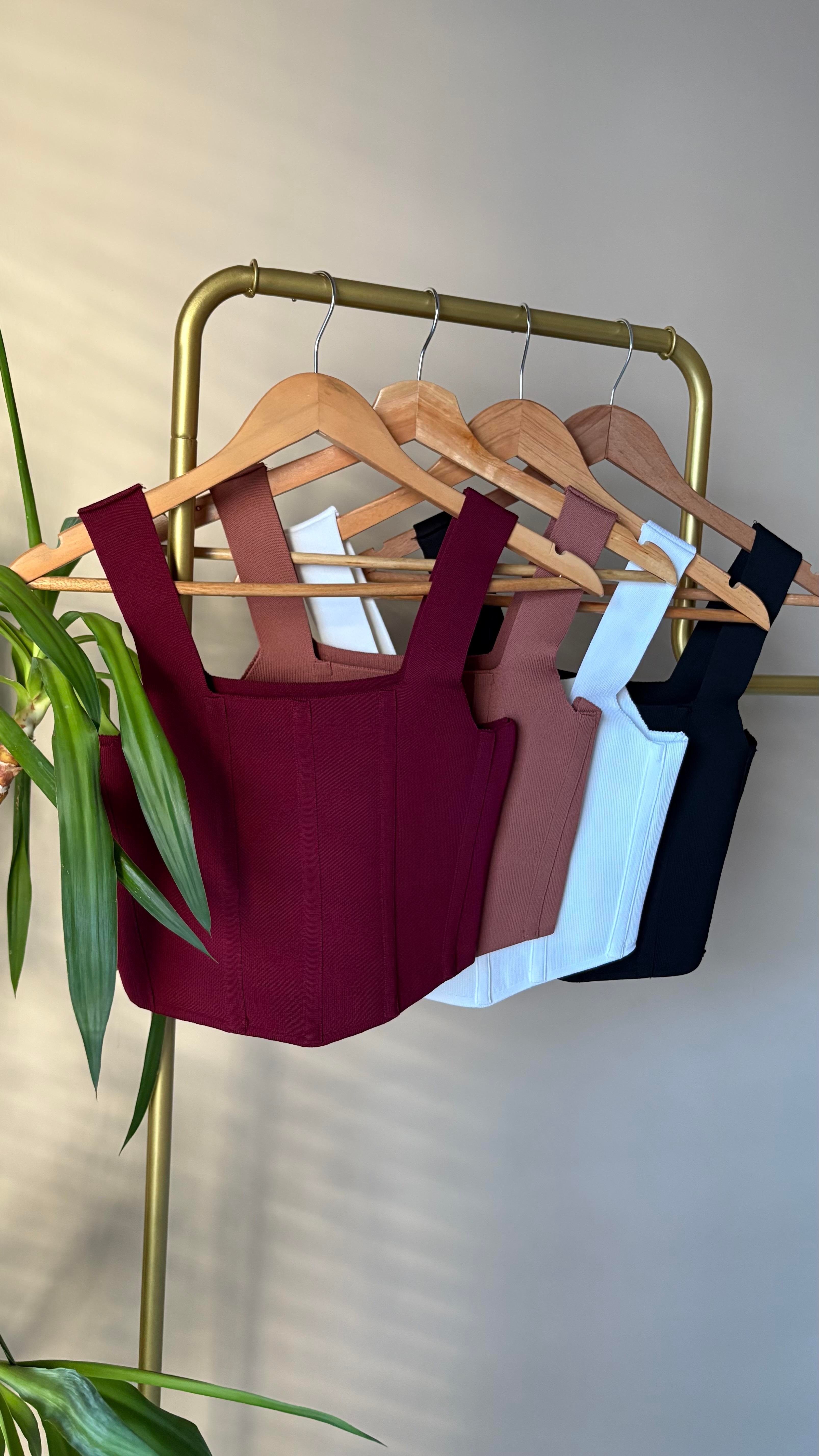 Askılı triko croptop