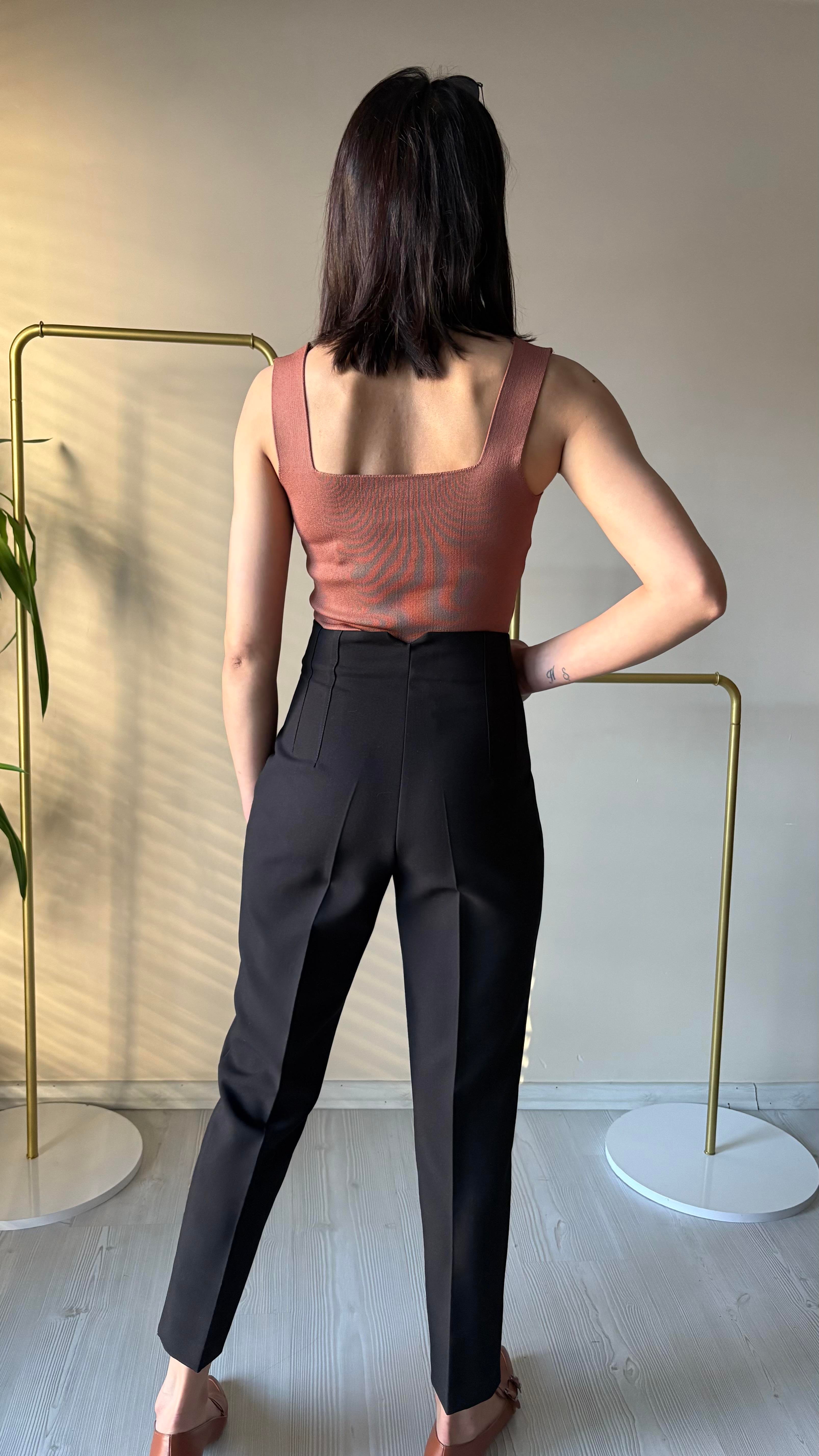 Askılı triko croptop