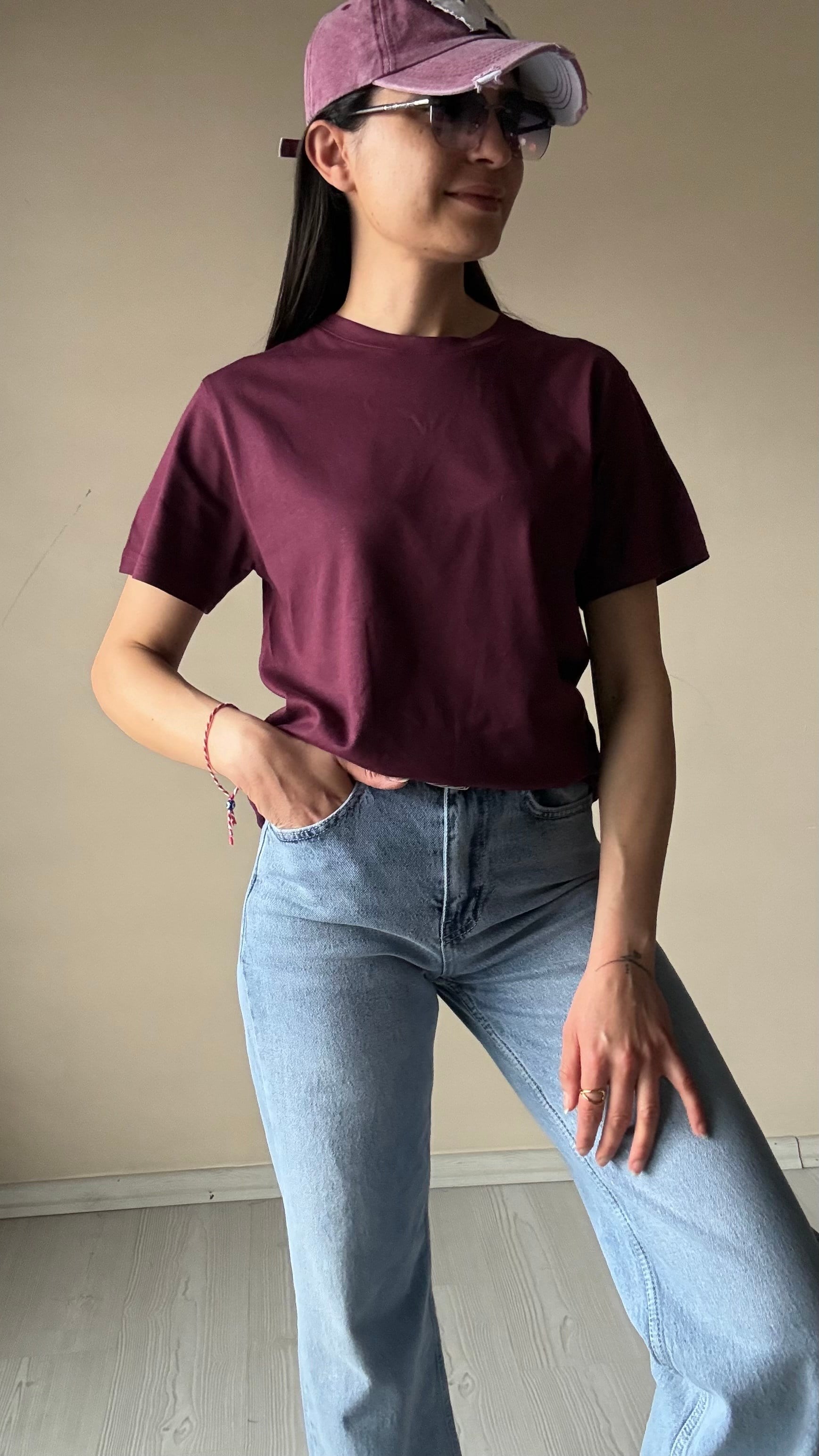 Bisiklet yaka Basic Tshırt 