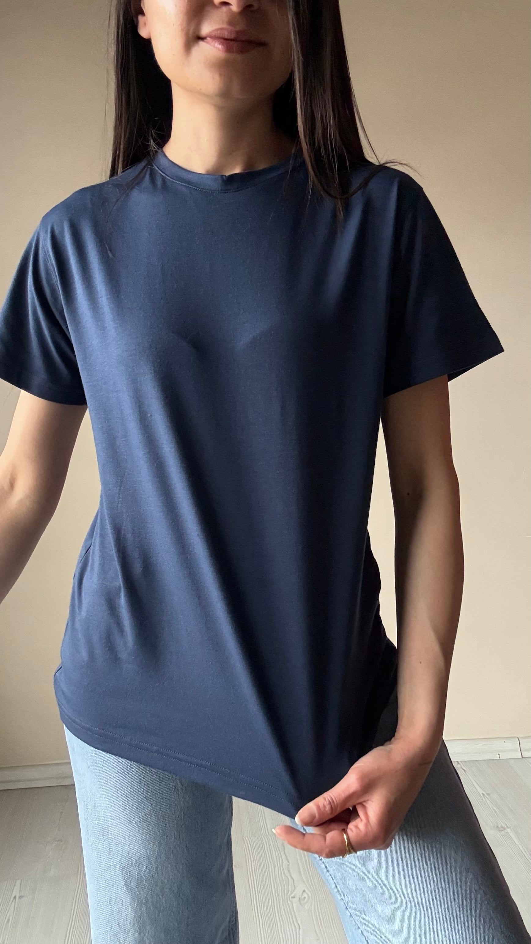 Bisiklet yaka Basic Tshırt 