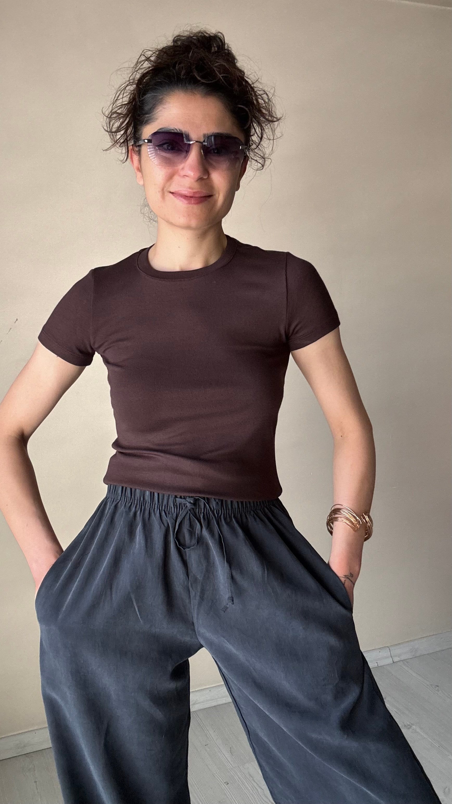 Bisiklet Yaka Likralı Body