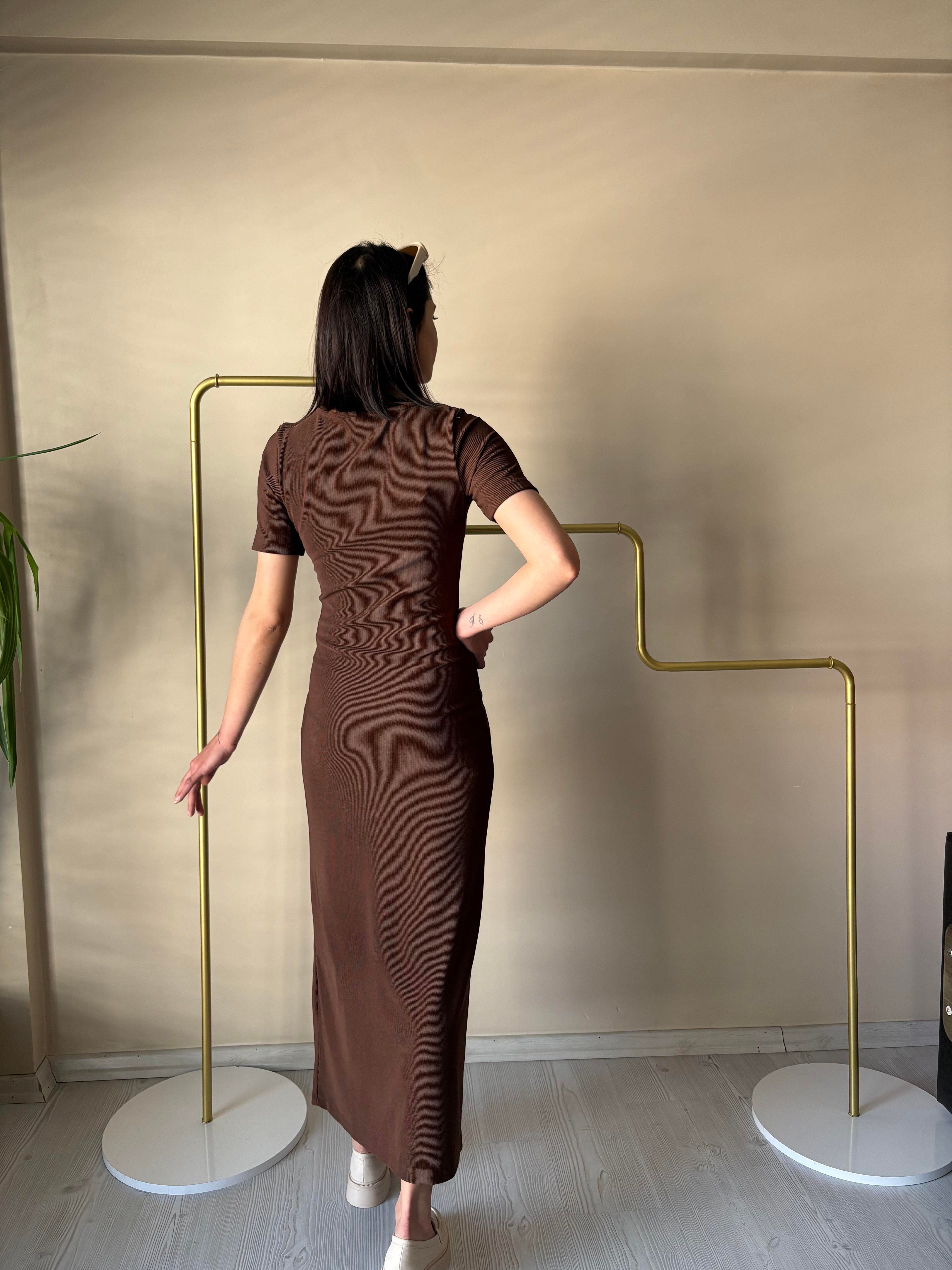 Kahve Ottoman Elbise 