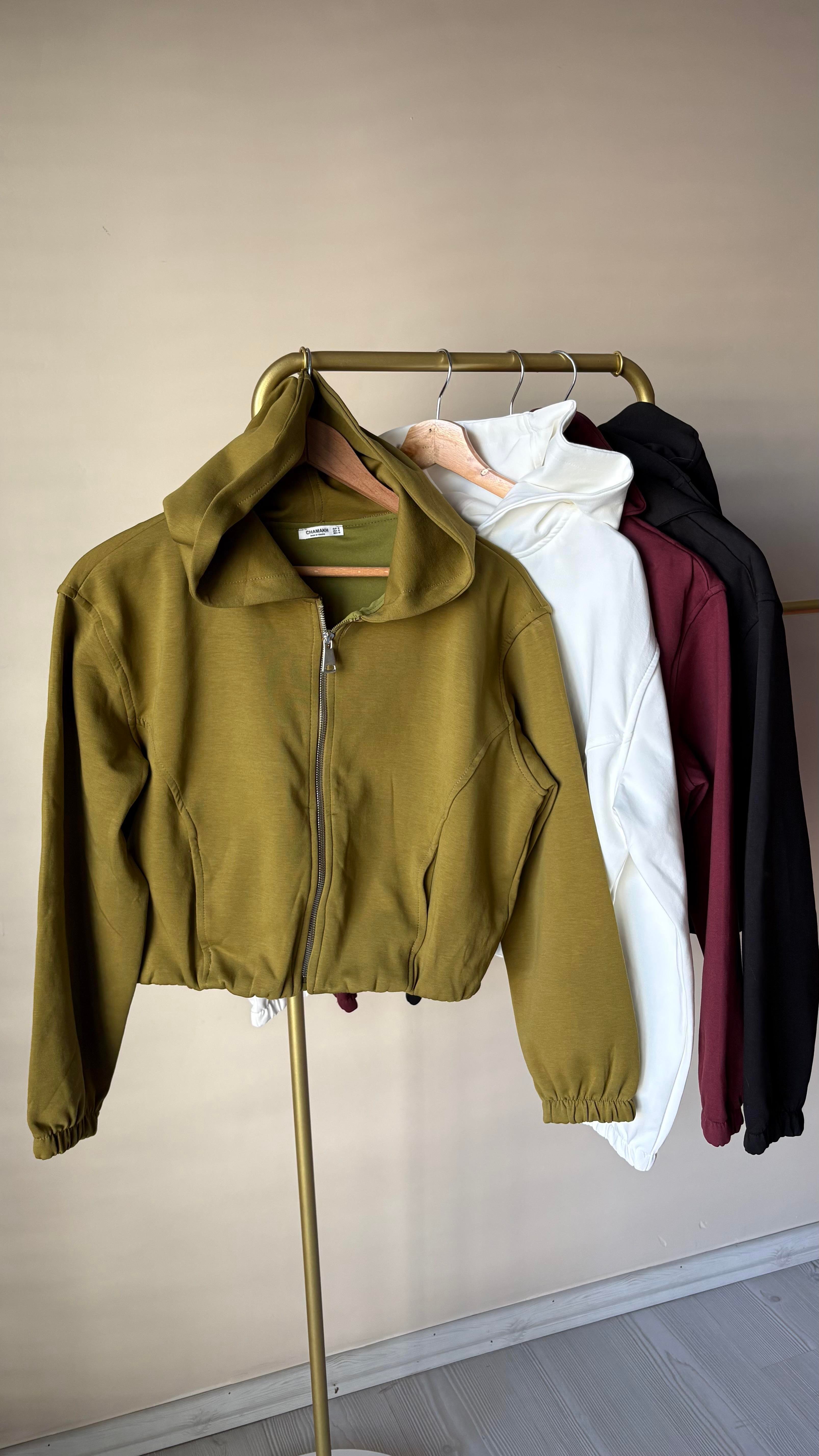 Kapşonlu Sweat Ceketler