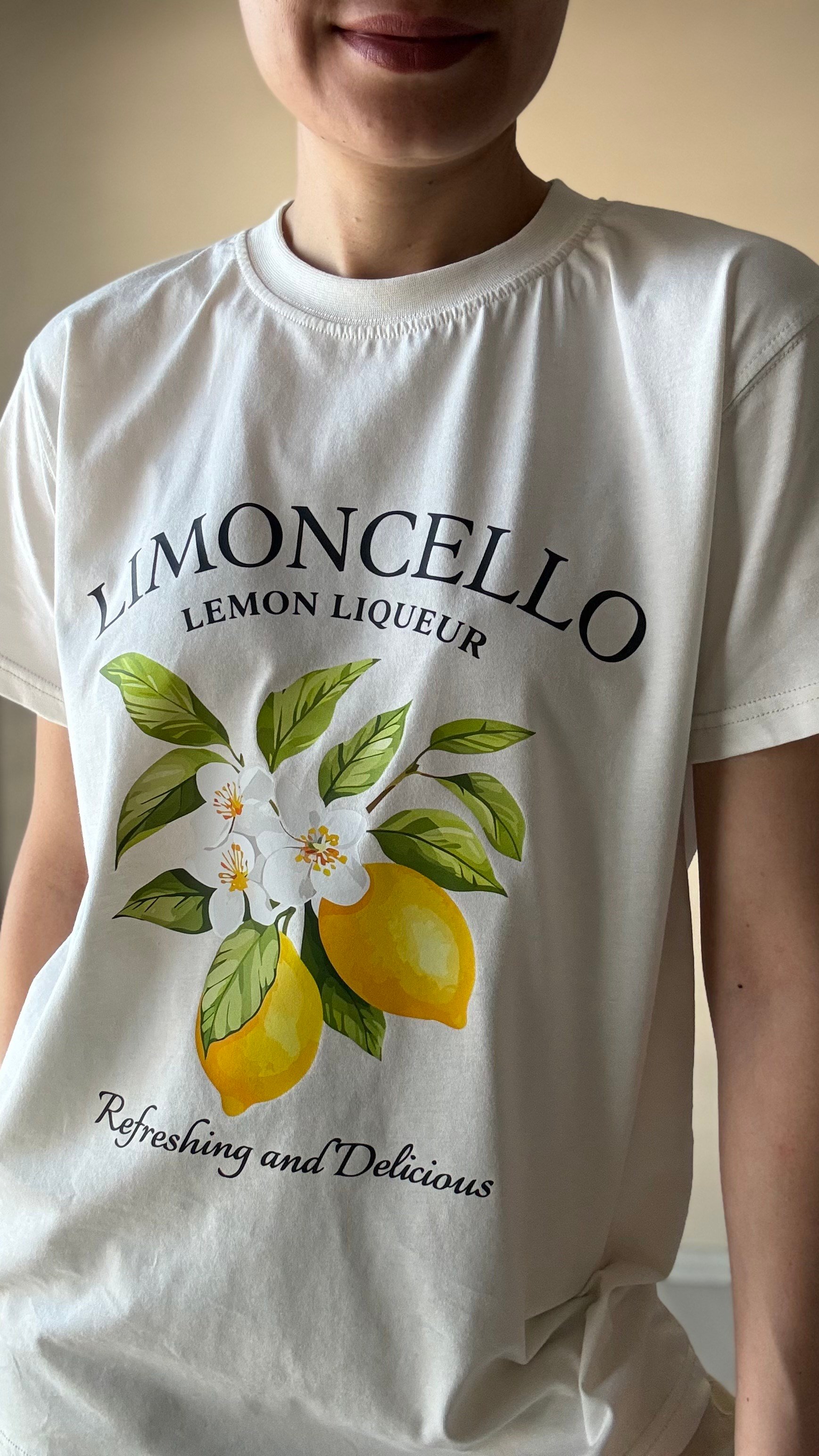 Limon Baskılı Tşhırt