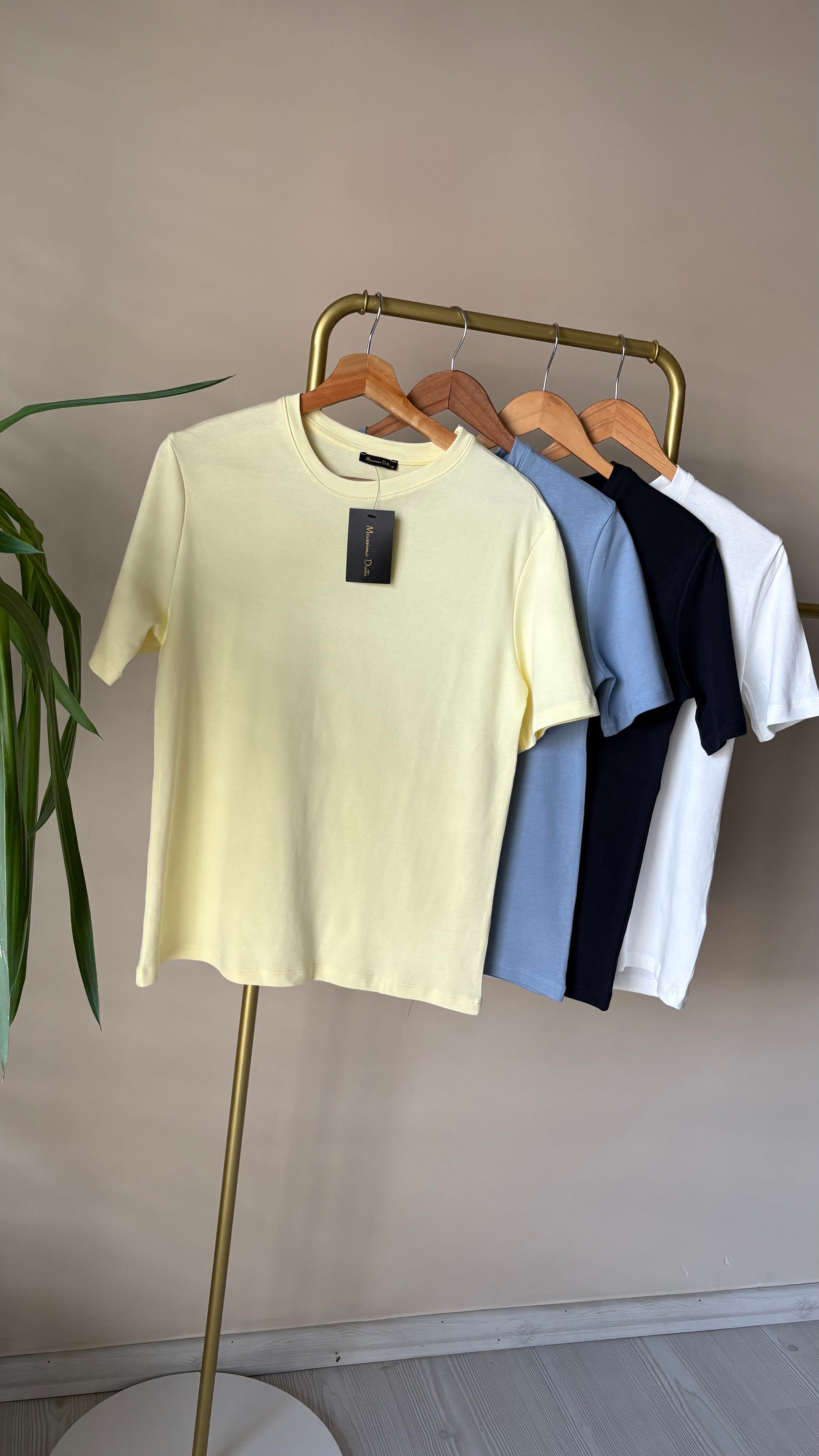 MD Bisiklet yaka Basic T-shirt 