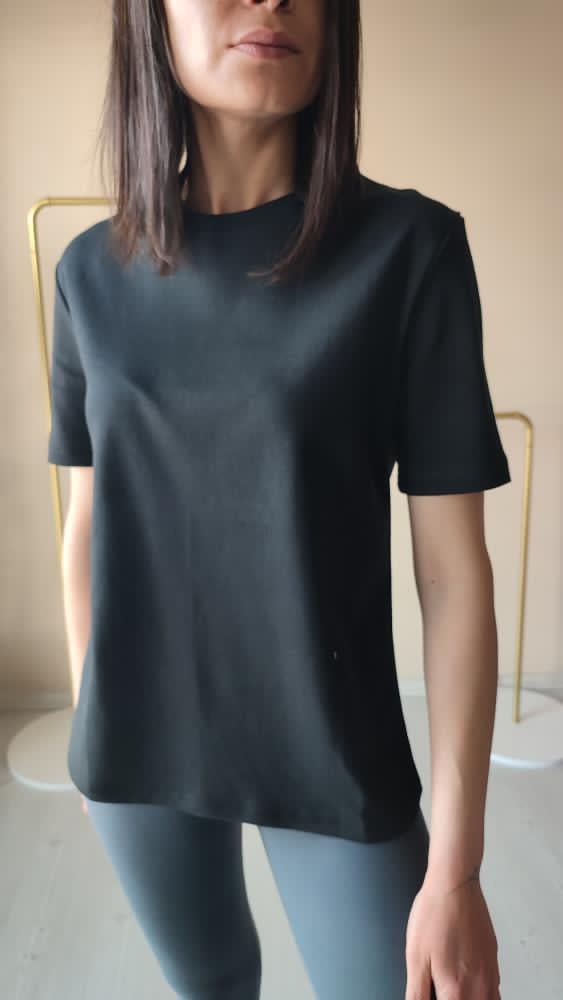 MD Bisiklet yaka Basic T-shirt 