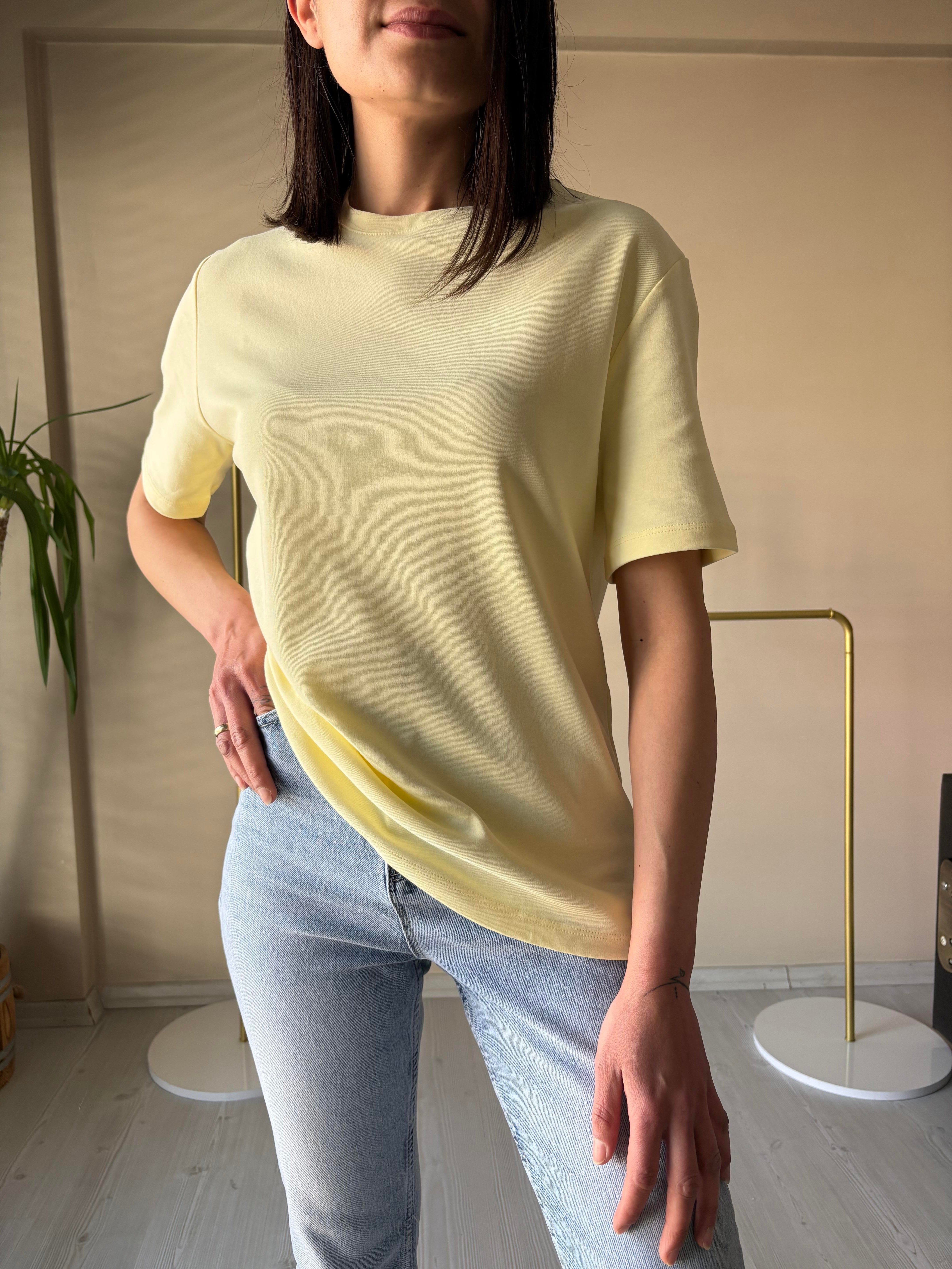 MD Bisiklet yaka Basic T-shirt 