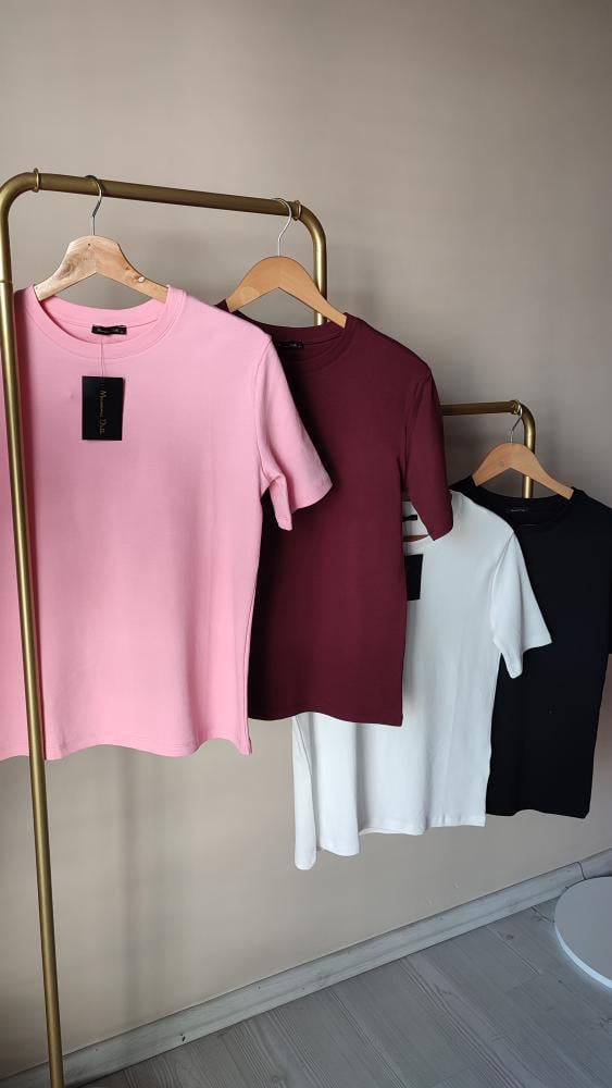 MD Bisiklet yaka Basic T-shirt 