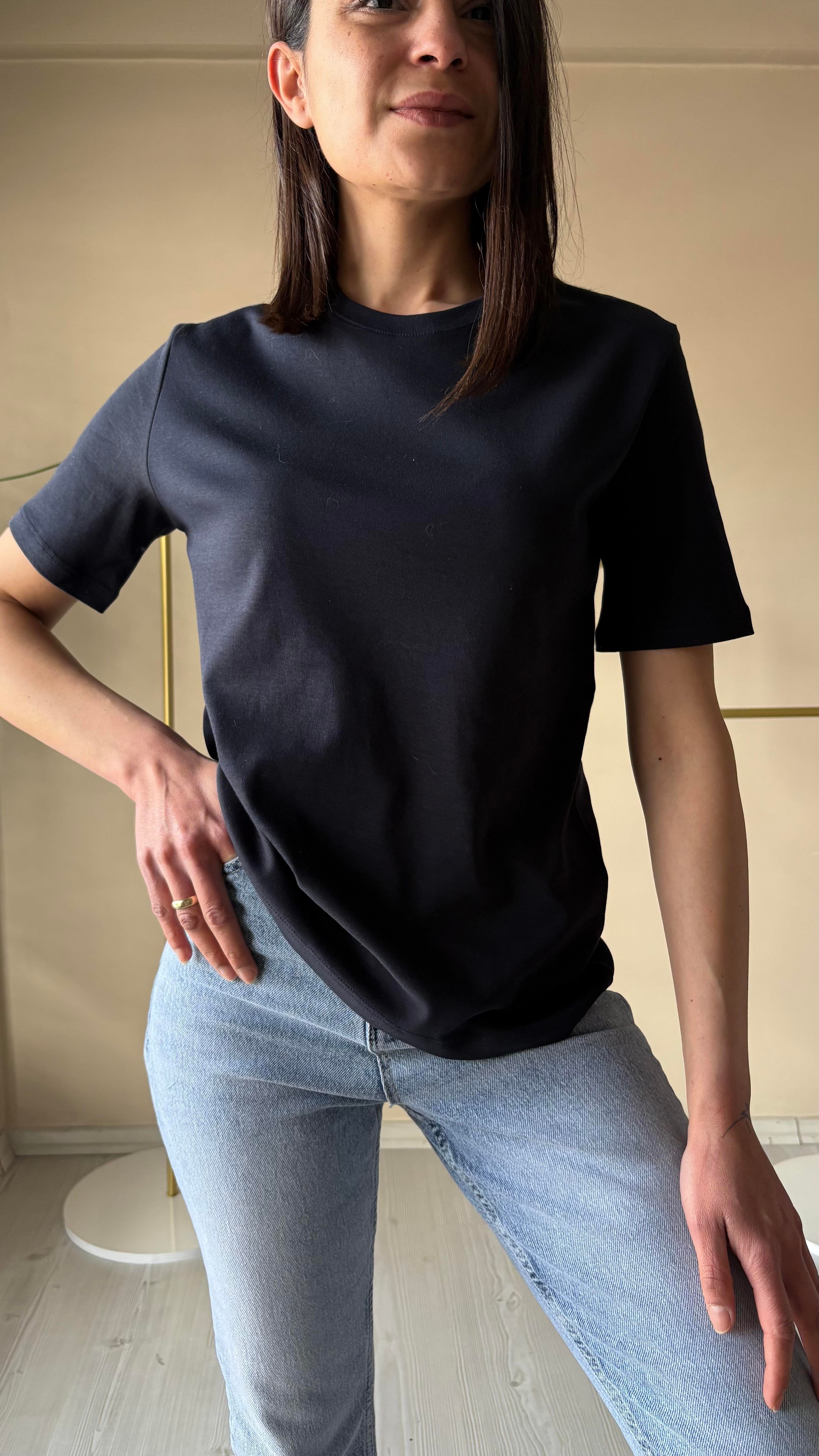 MD Bisiklet yaka Basic T-shirt 