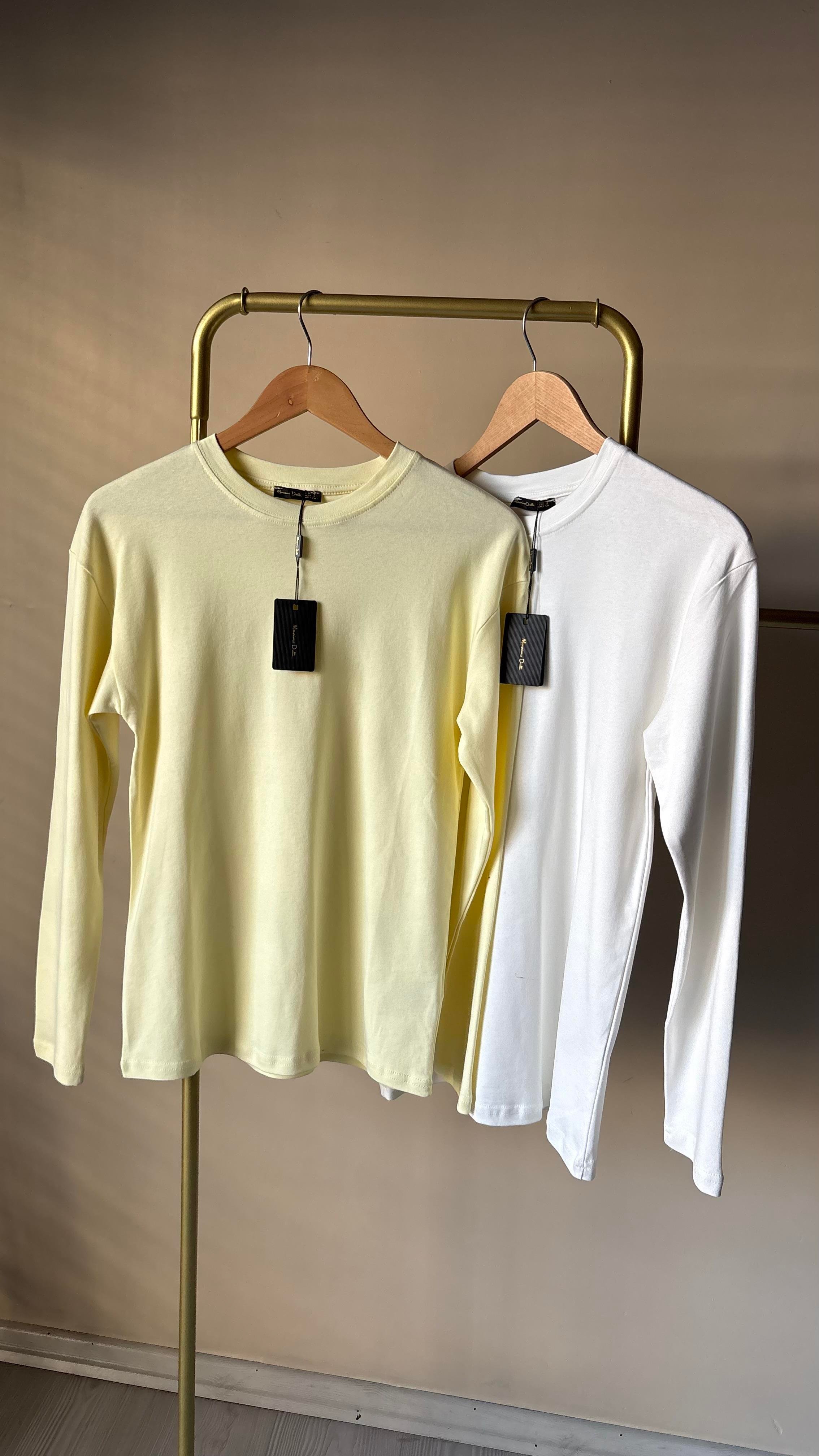 Md Mavi Basic Uzun kol Tshırt 