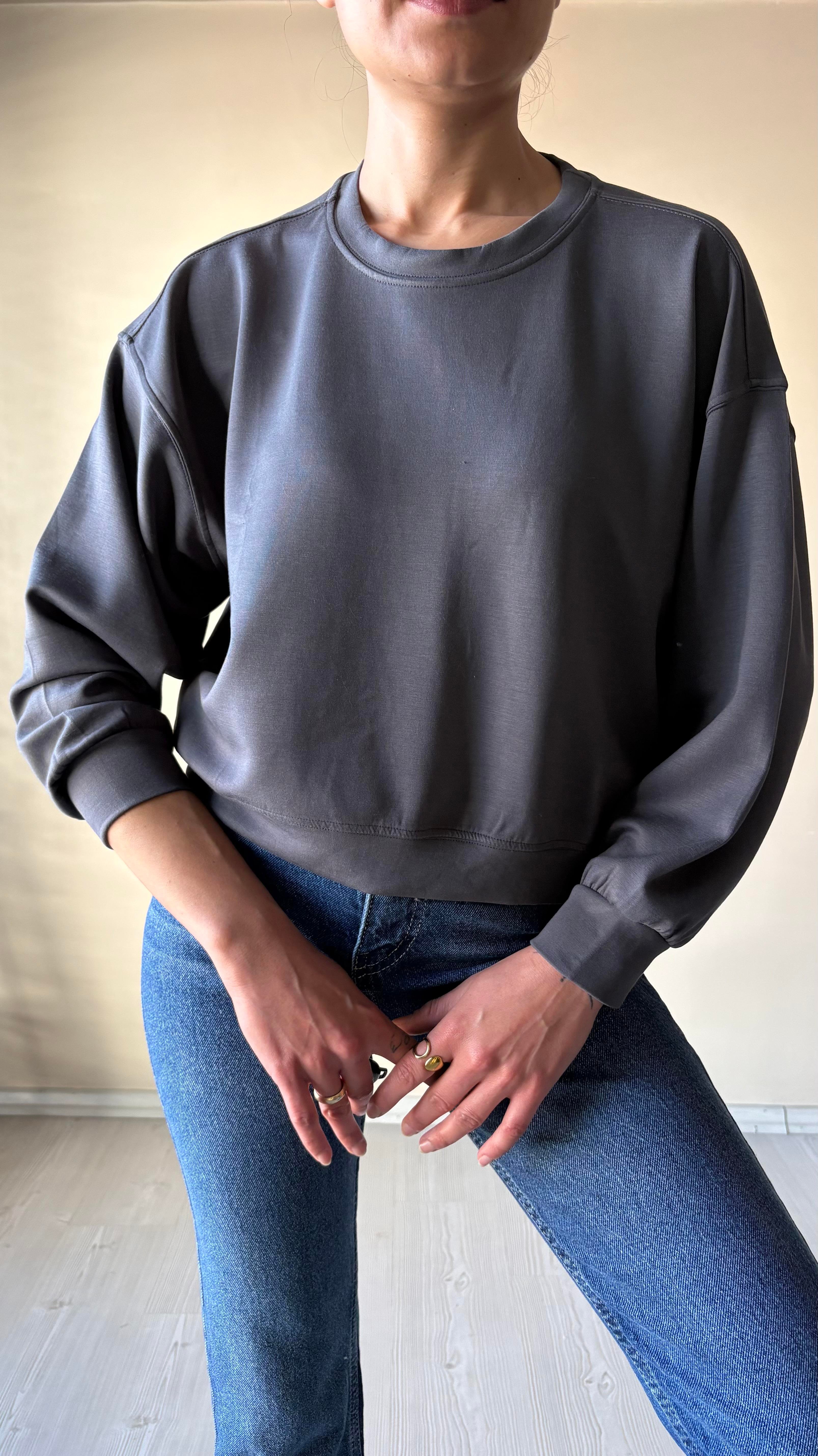 Modal Füme  Basic Sweat