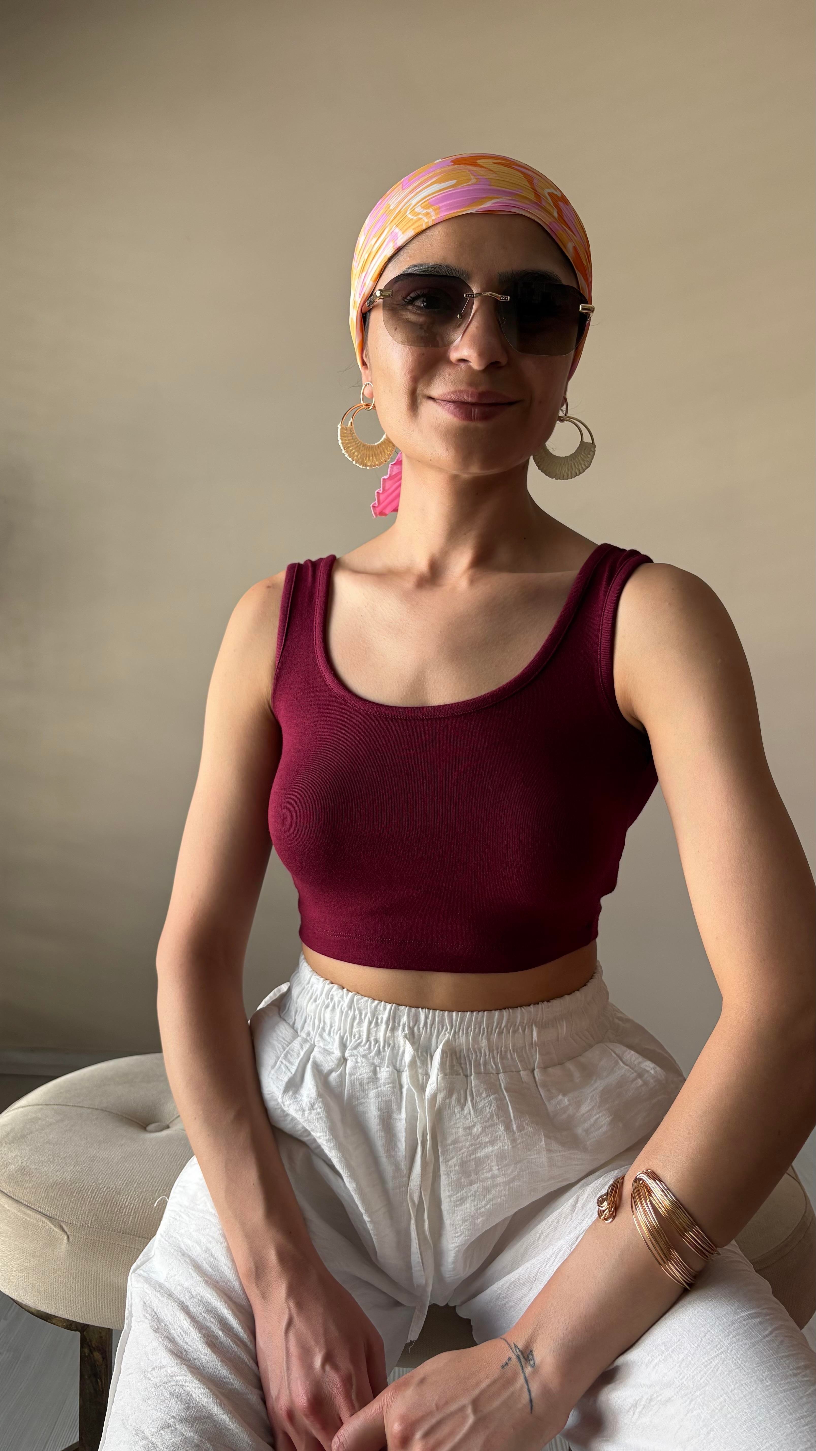 Modal likralı  Croptop 