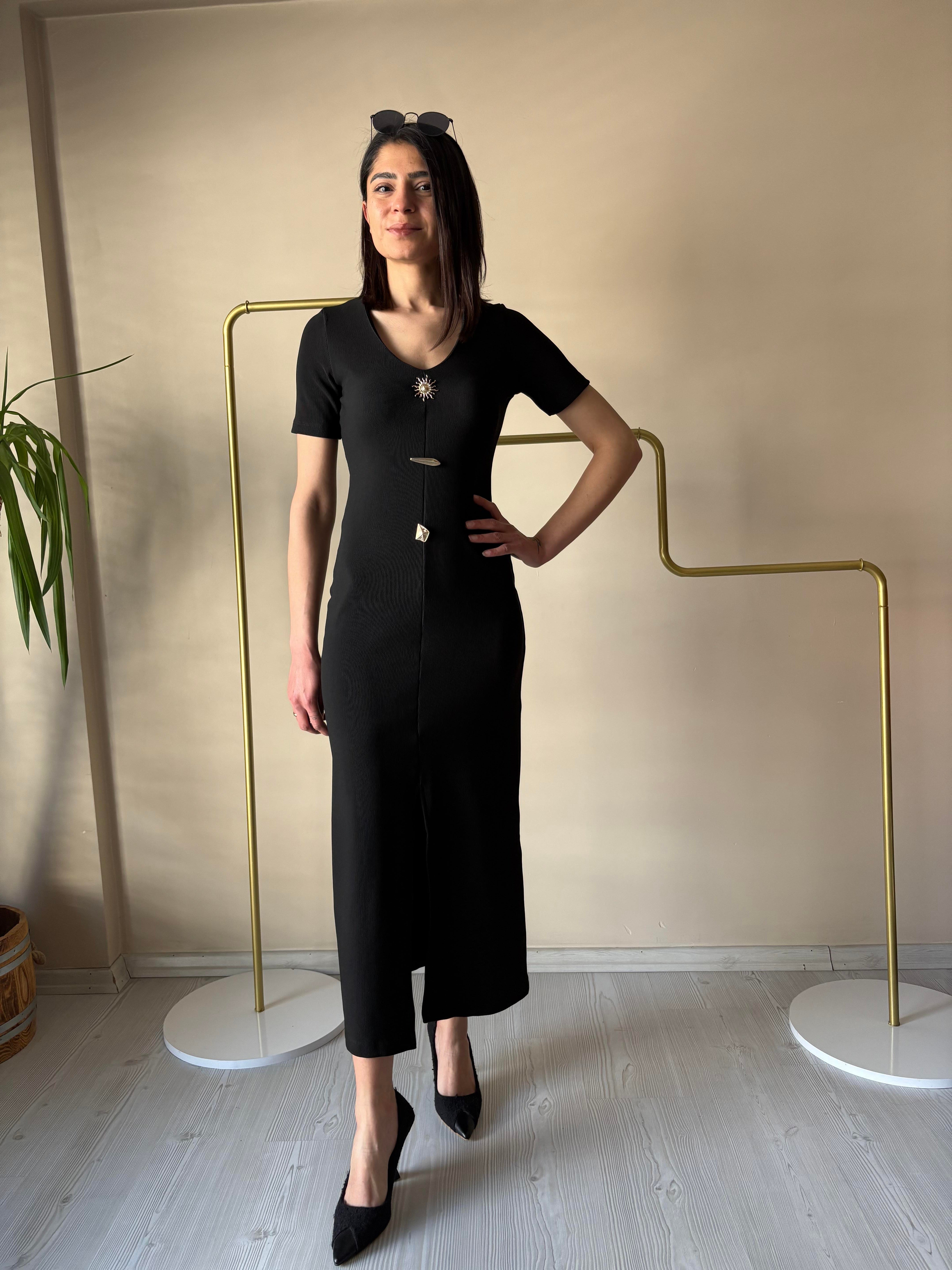 Siyah Ottoman Elbise