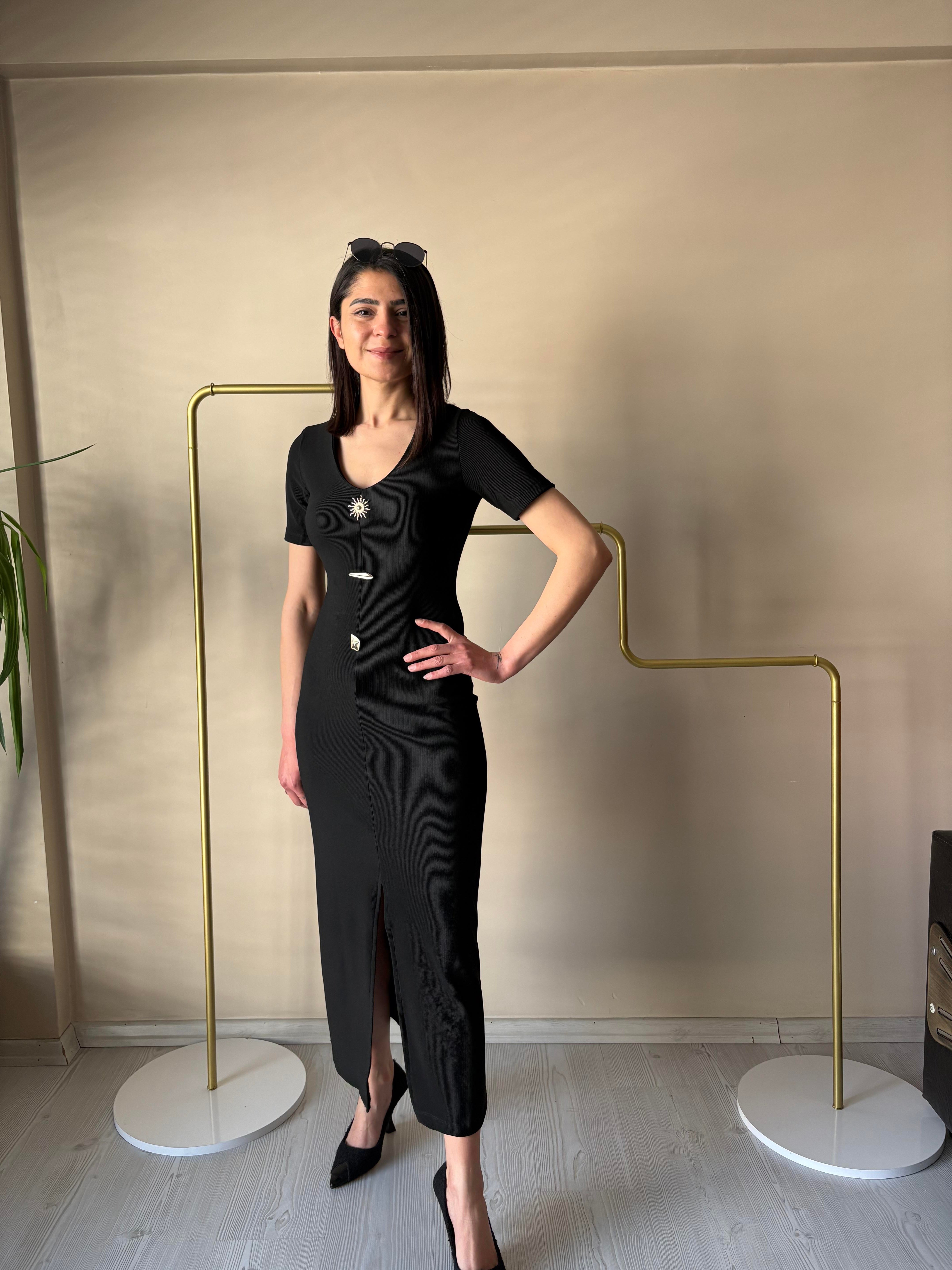 Siyah Ottoman Elbise