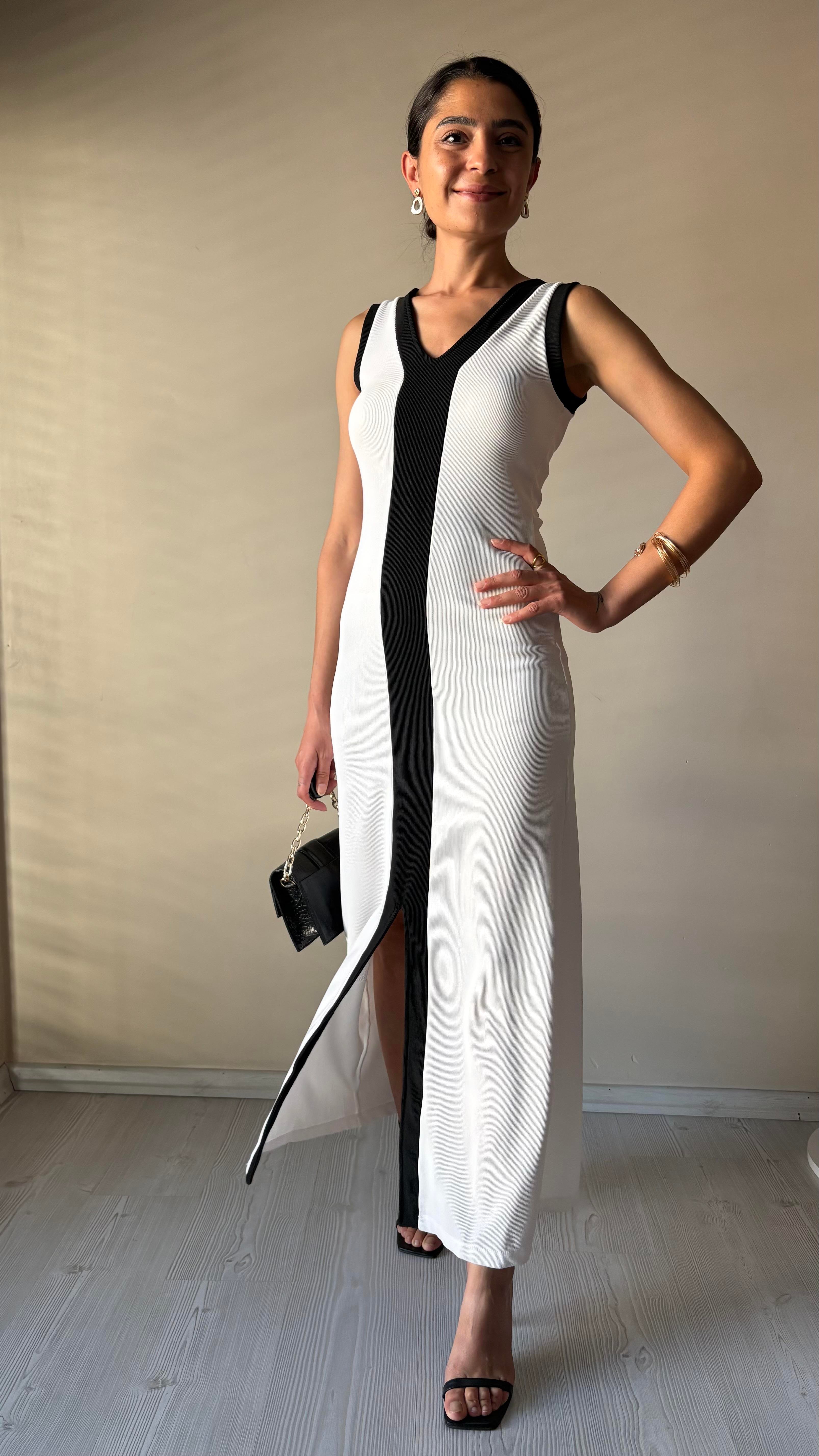 V yaka Ottoman Elbise 