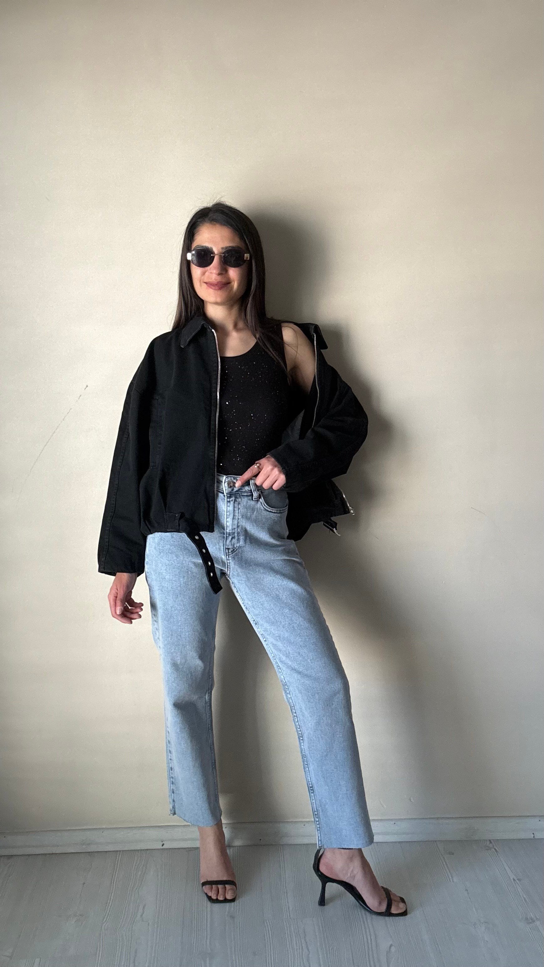 Xlove Kar yıkama Lazer Kesim Slimmomfit Jean