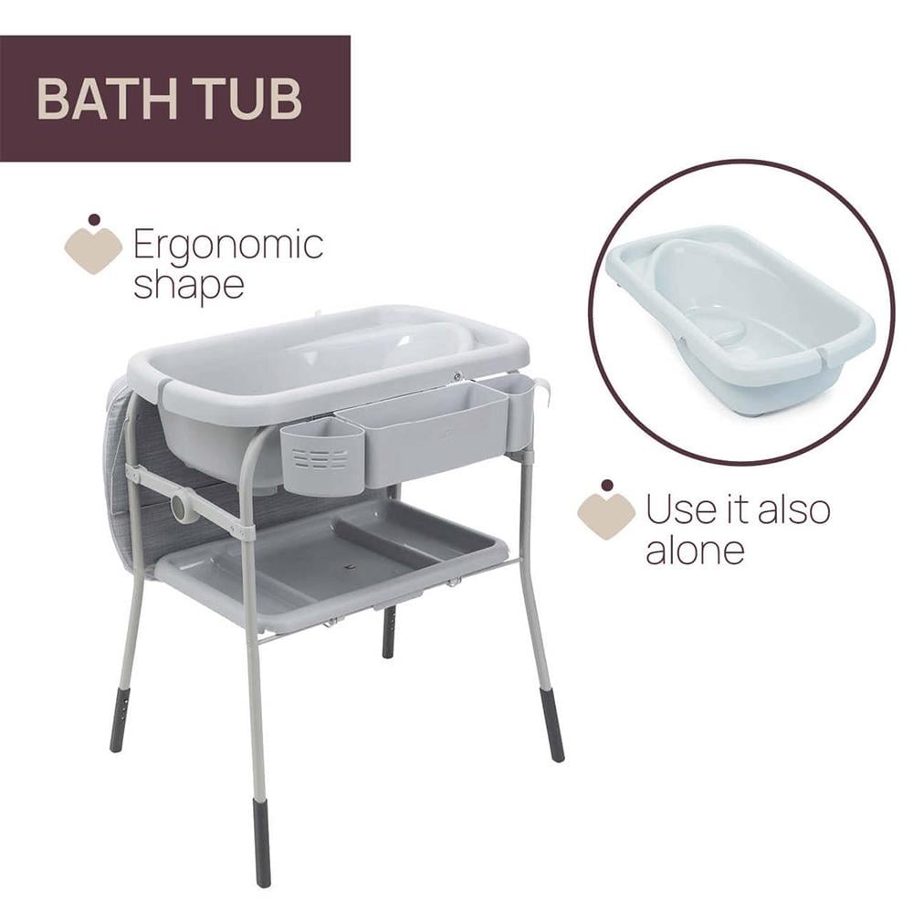  Chicco Cudde & Bubble Ayaklı Banyo Küveti Grey Melange
