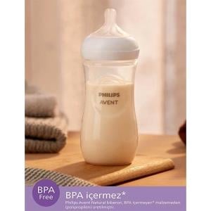 AVENT Doğal Tepkili Biberon PP 1+Ay 260ml - Mavi