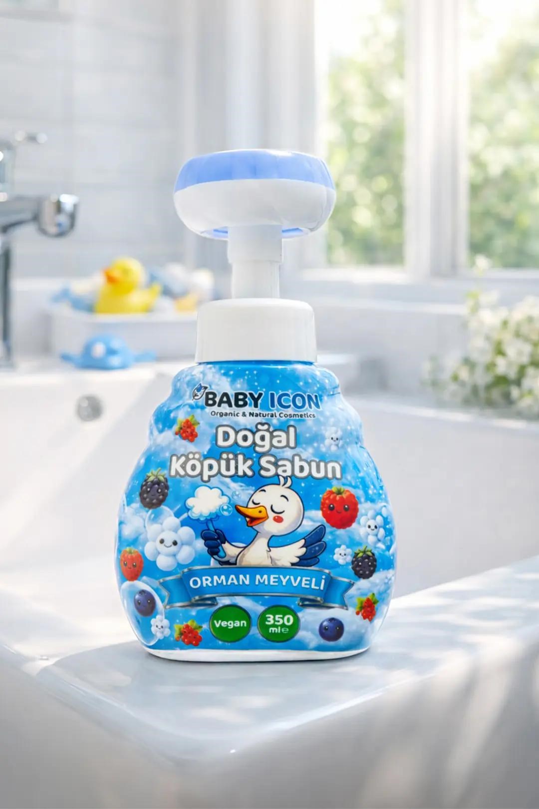BABY İCON Doğal Köpük Sabun 350ml Orman Mevyeli