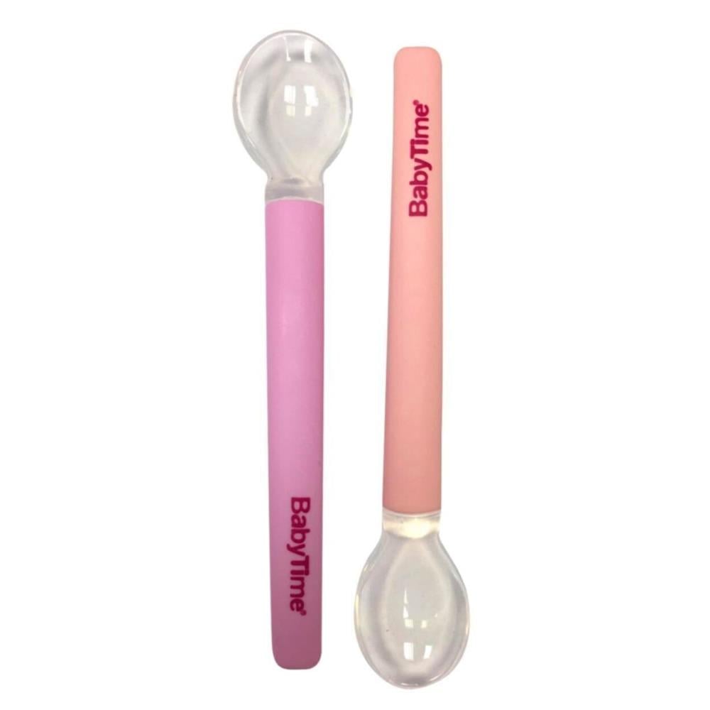 Baby Time 2’Li Silikon Kaşık (6Ay+)