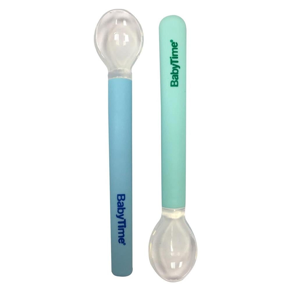 Baby Time 2’Li Silikon Kaşık (6Ay+)