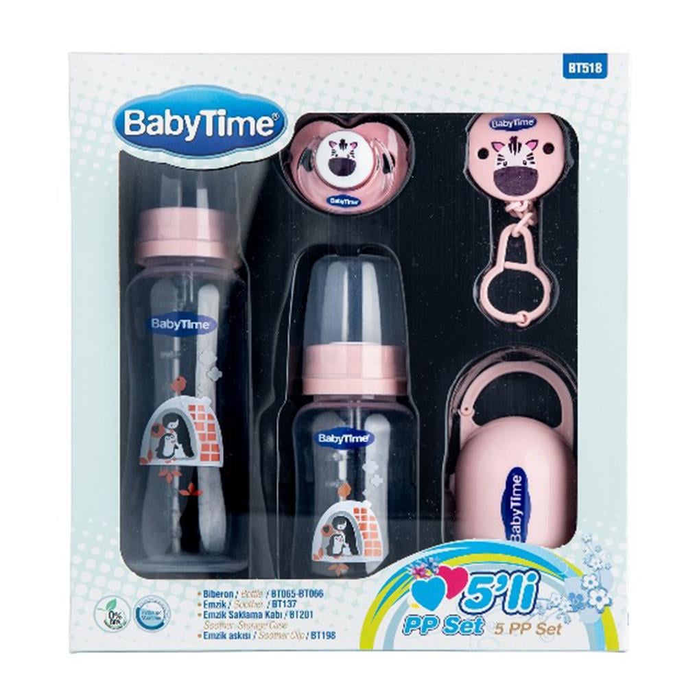 Baby Time 5'li PP Biberon Seti