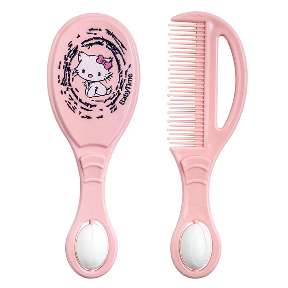 Baby Time Tarak Fırça Seti Pembe