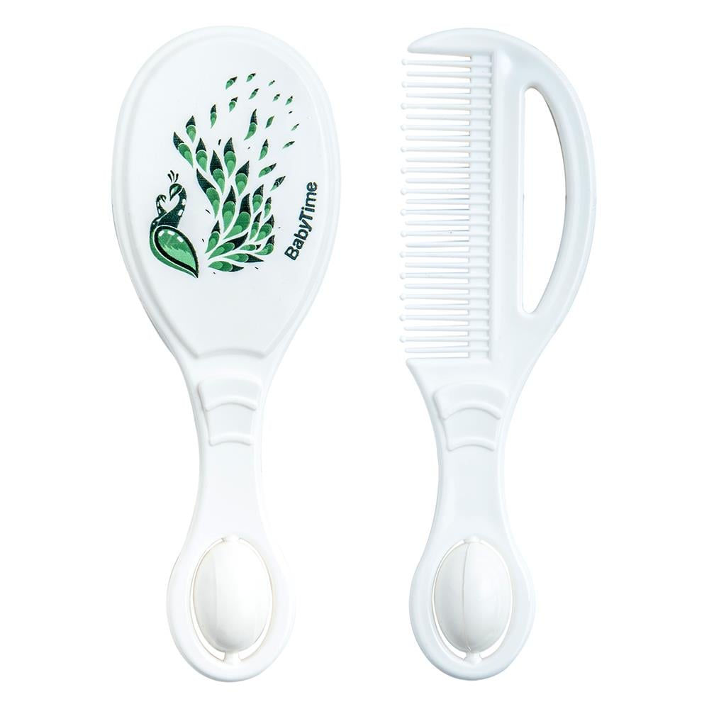 Baby Time Tarak Fırça Seti Pembe