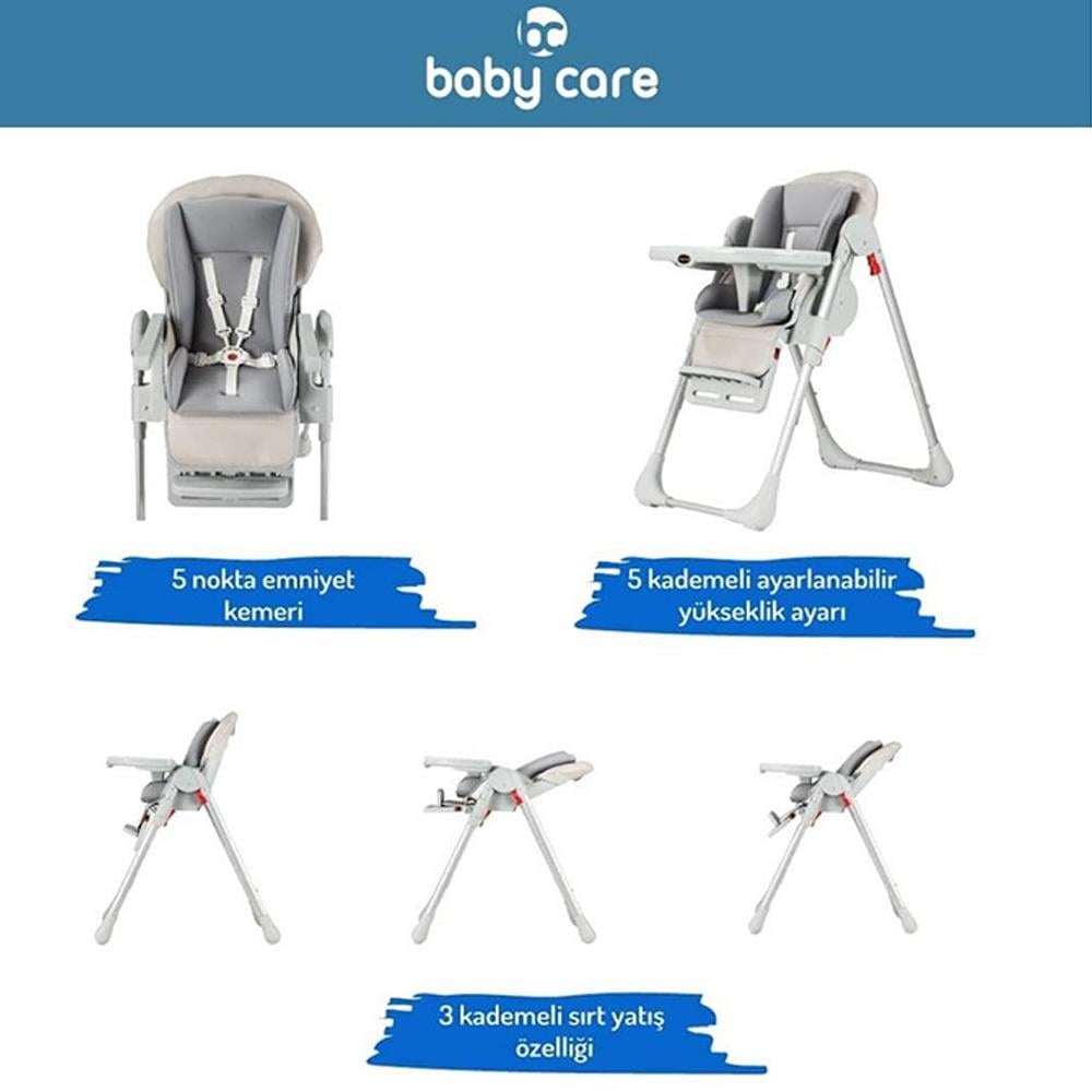 BabyCare Flex Mama Sandalyesi (Gri)