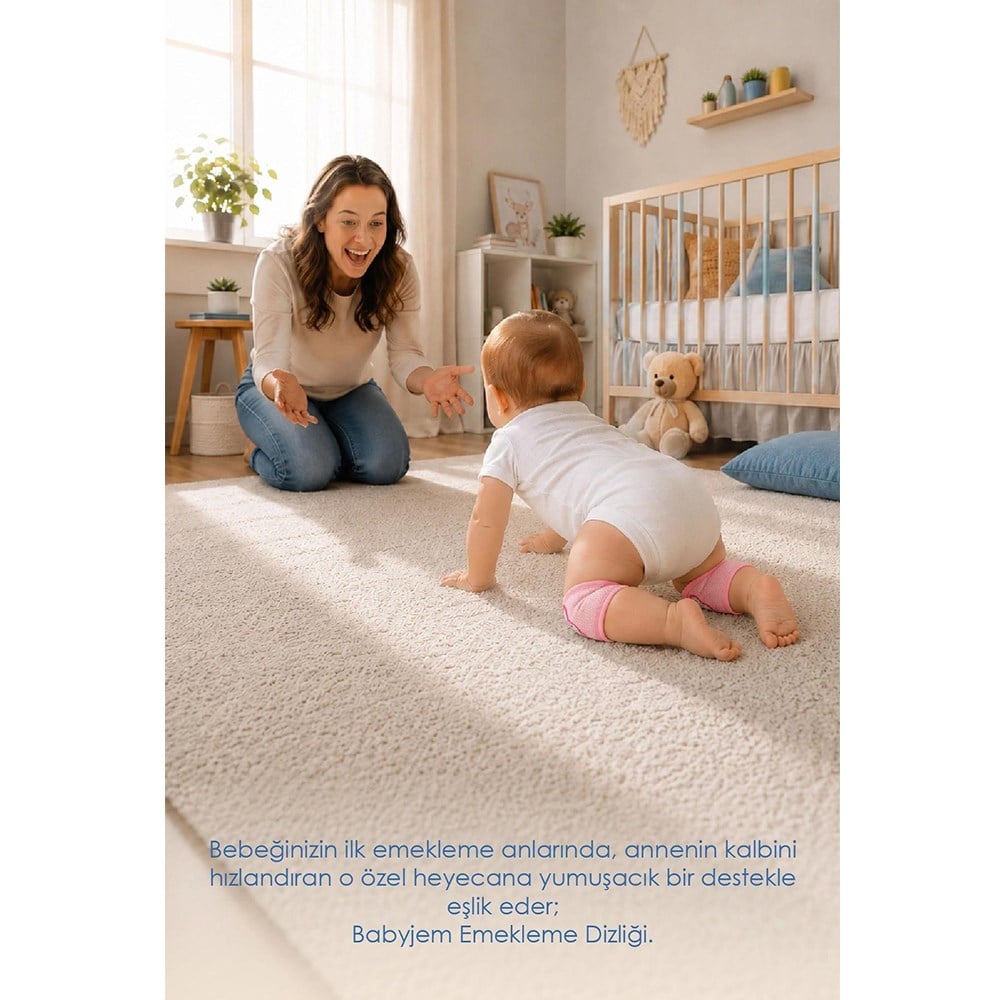 Babyjem Bebek Cırtlı Emekleme Dizliği