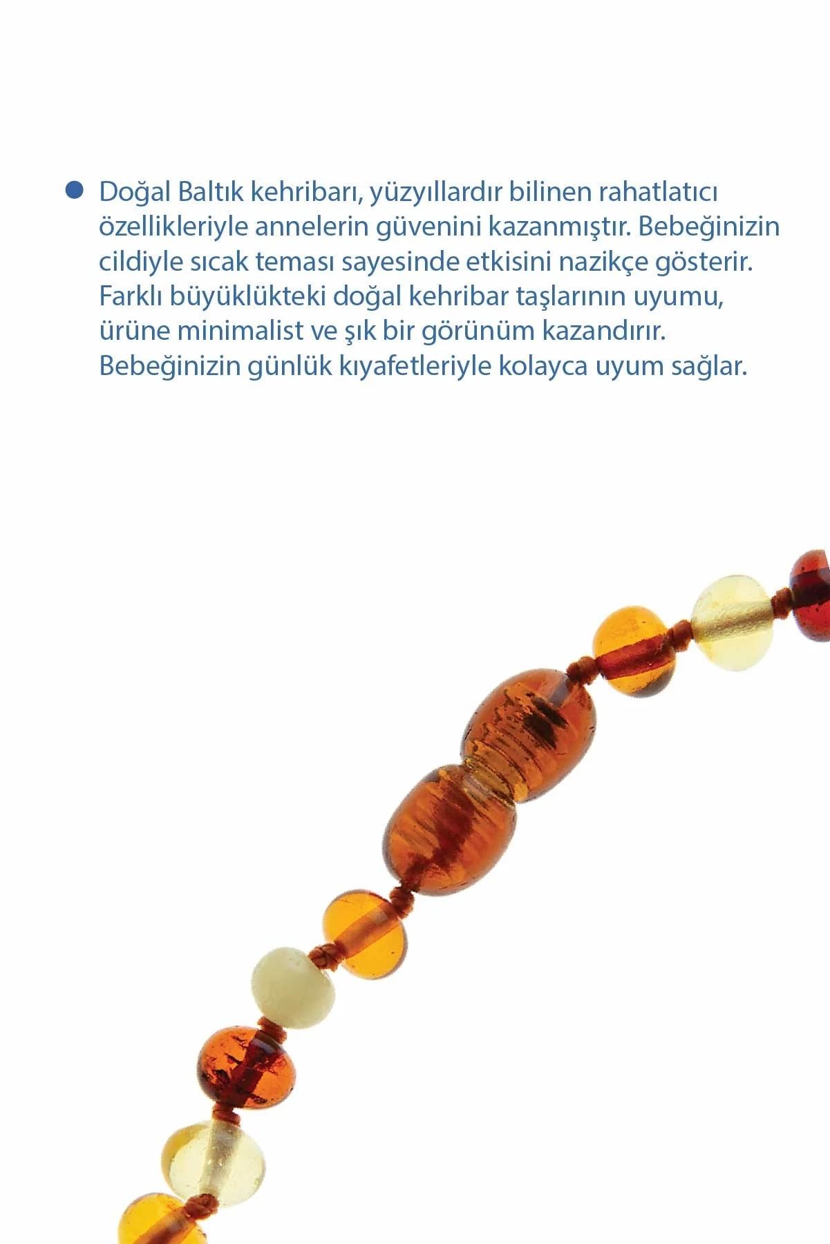 Babyjem Bebek Kolyesi Kehribar Multicolor