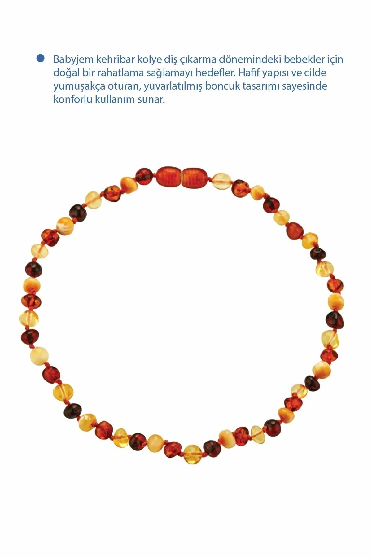 Babyjem Bebek Kolyesi Kehribar Multicolor