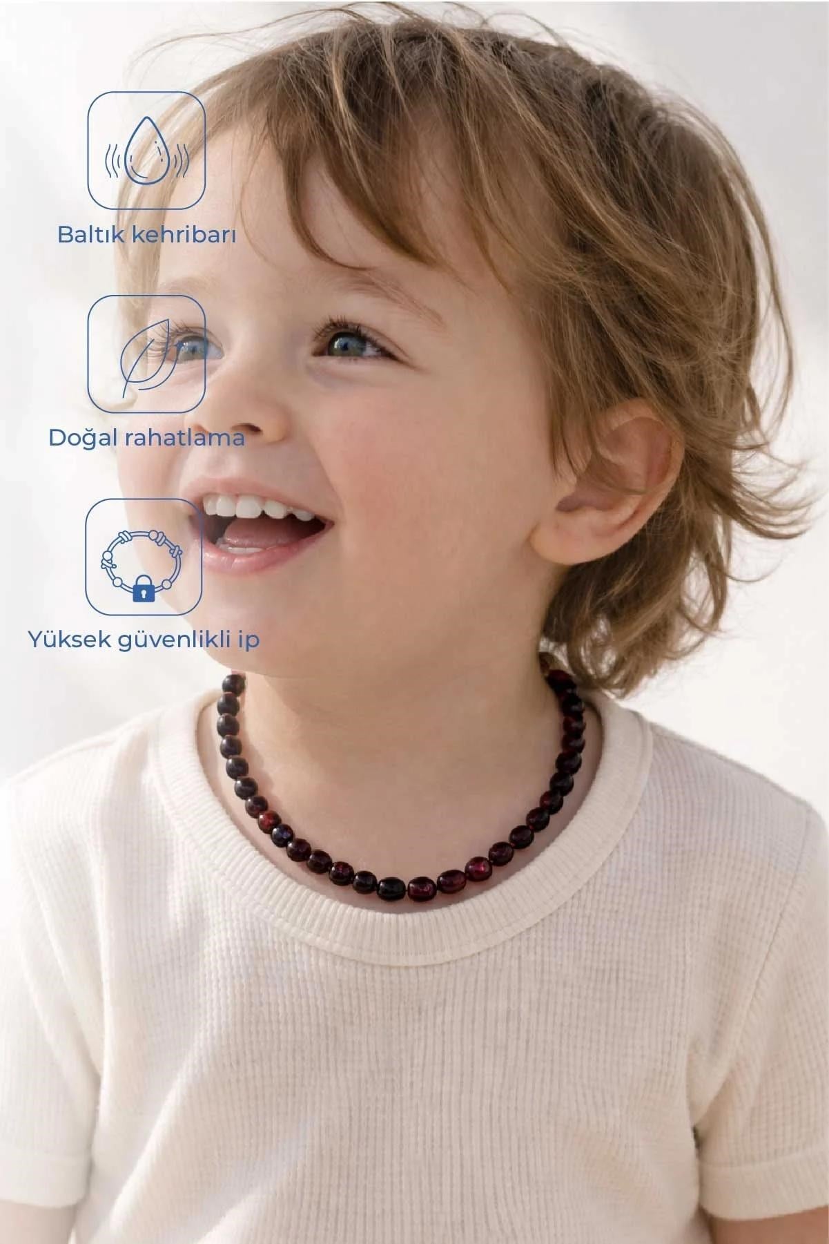Babyjem Bebek Kolyesi Kehribar Multicolor
