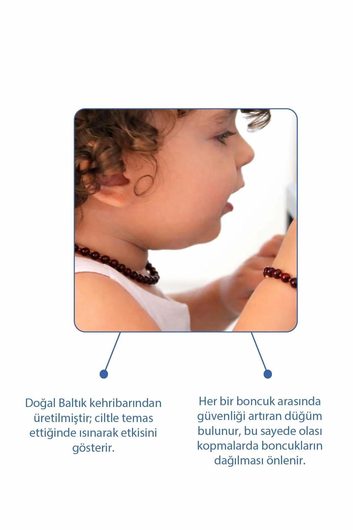 Babyjem Bebek Kolyesi Kehribar Multicolor