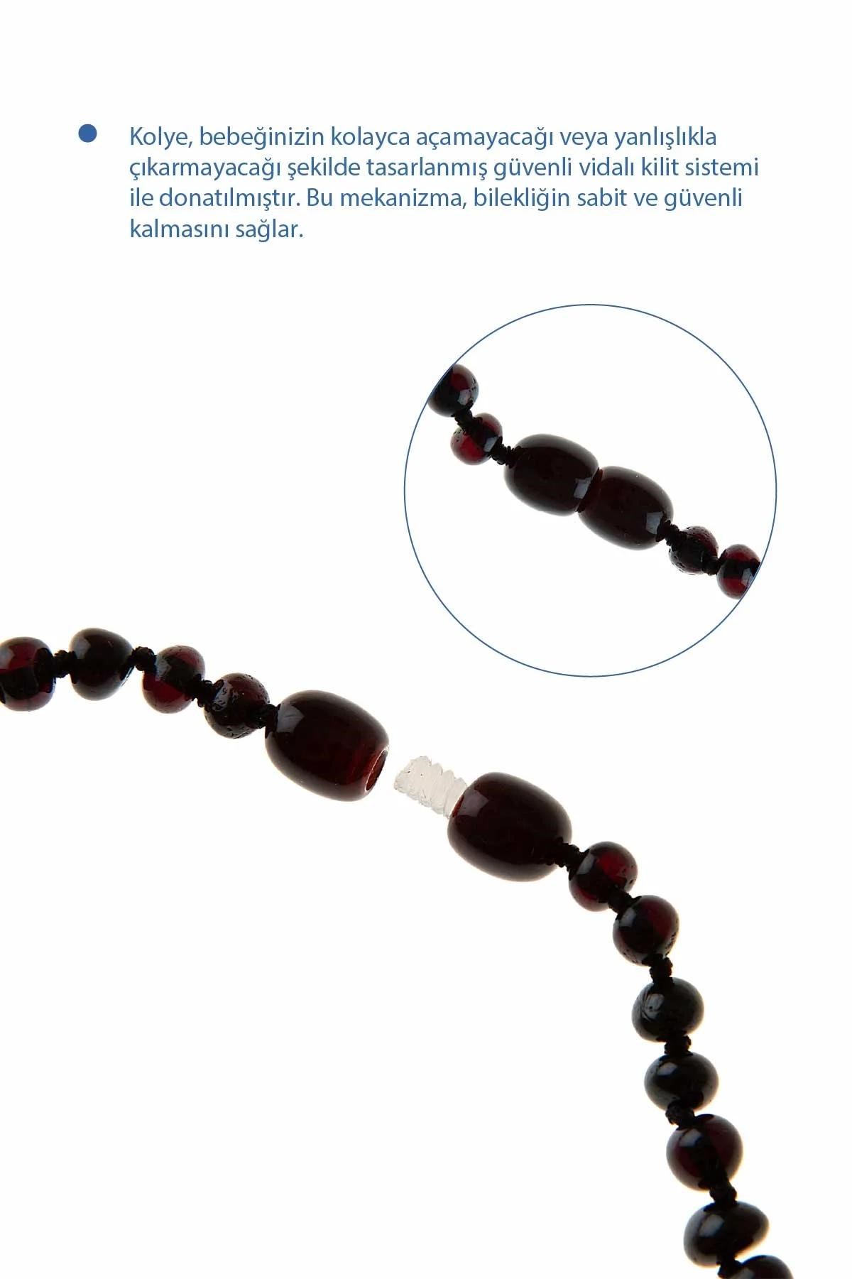 Babyjem Bebek Kolyesi Kehribar Multicolor