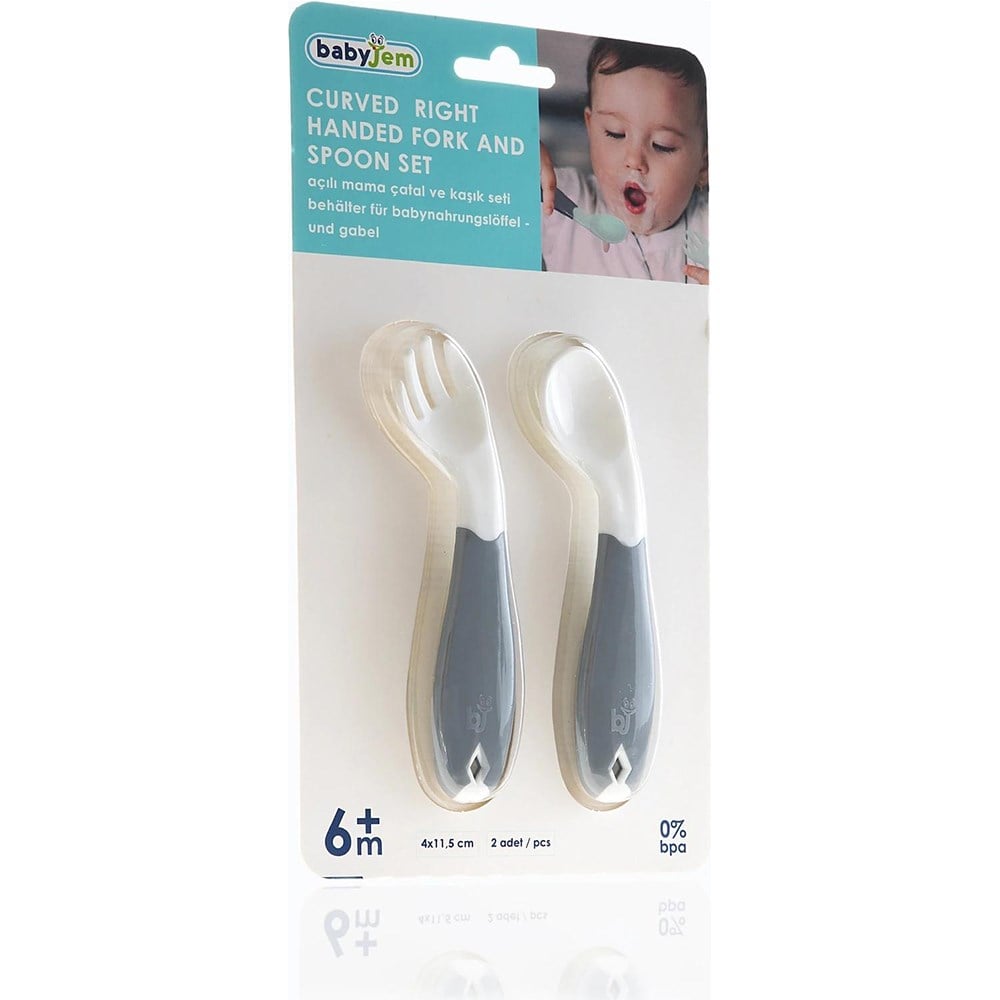 Babyjem Çatal Kaşık Tutmalı Açılı
