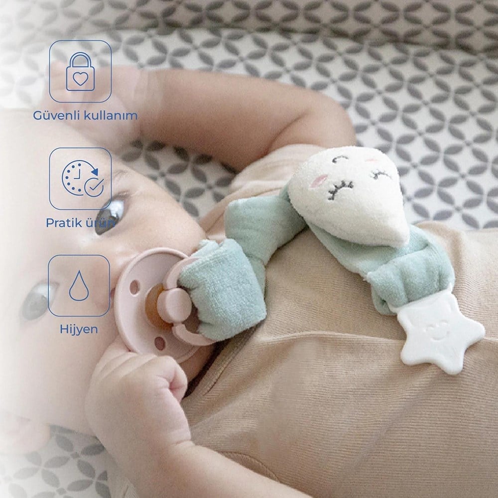 Babyjem Damla Desen Emzik Tutacağı