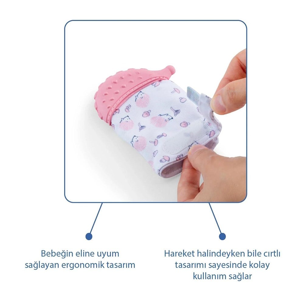 BABYJEM Diş Kaşıyıcı Eldiven Kirpi