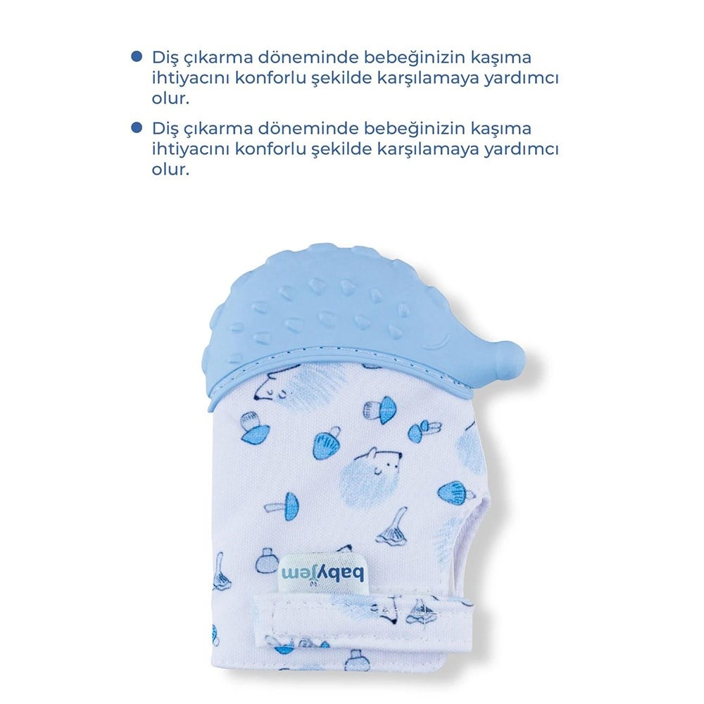 BABYJEM Diş Kaşıyıcı Eldiven Kirpi