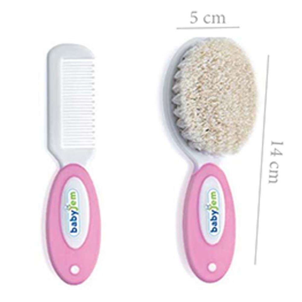 Babyjem Doğal Kıl Fırça Tarak Seti