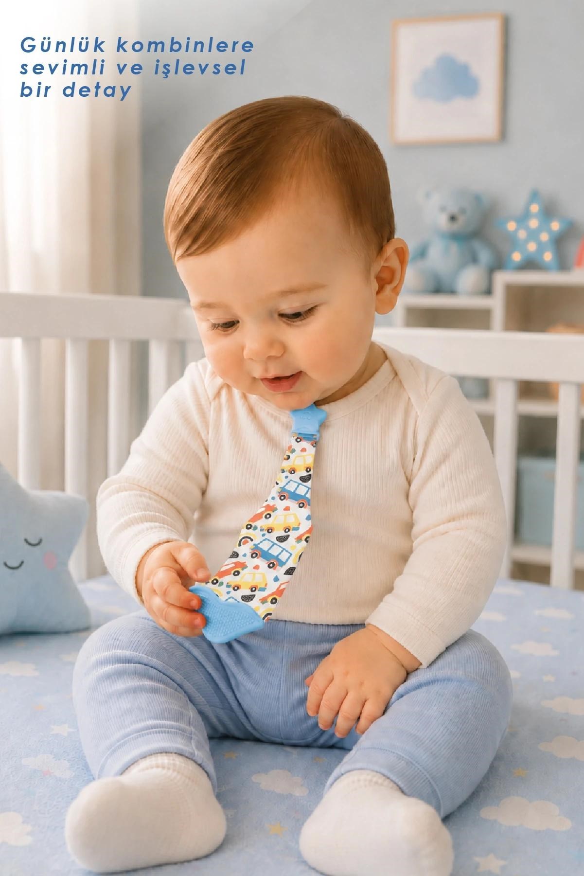 BABYJEM Fular&Kravat Diş Kaşıyıcı 3 Ay +